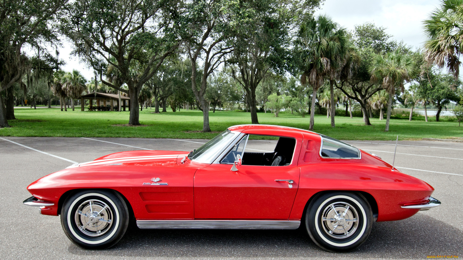 corvette, sting, ray, z06, 1963, автомобили, corvette, z06, 1963, red, sting, ray