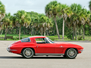 обоя corvette sting ray z06 1963, автомобили, corvette, red, 1963, z06, sting, ray
