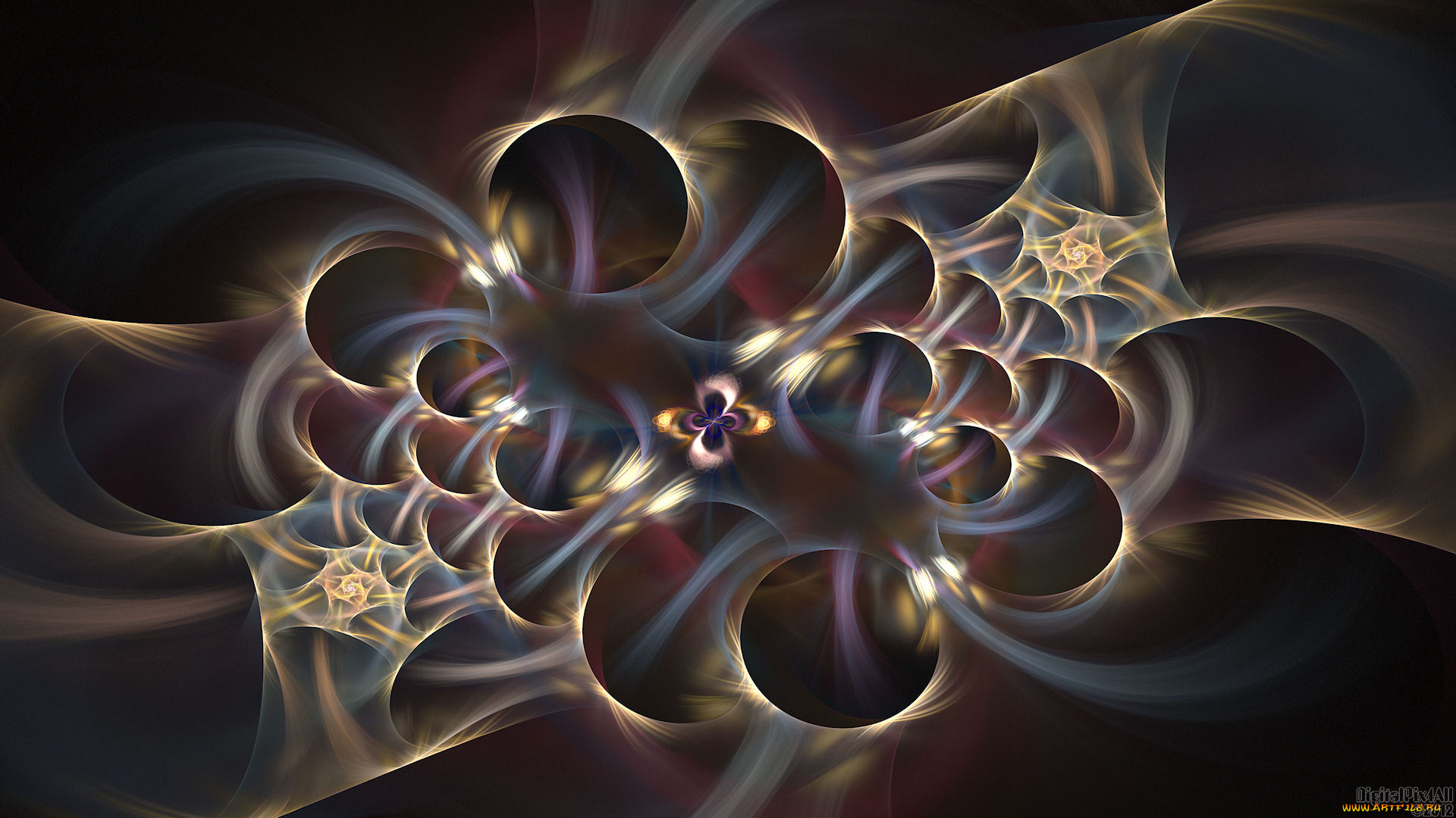 3д, графика, fractal, фракталы, узор