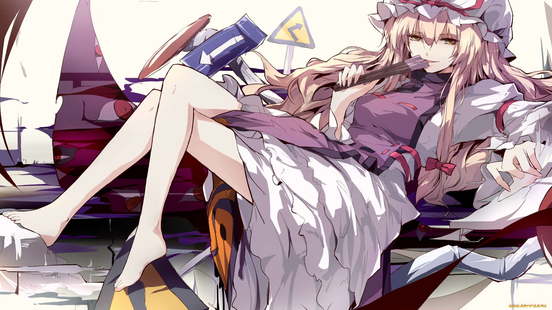 yakumo, yukari, аниме, touhou