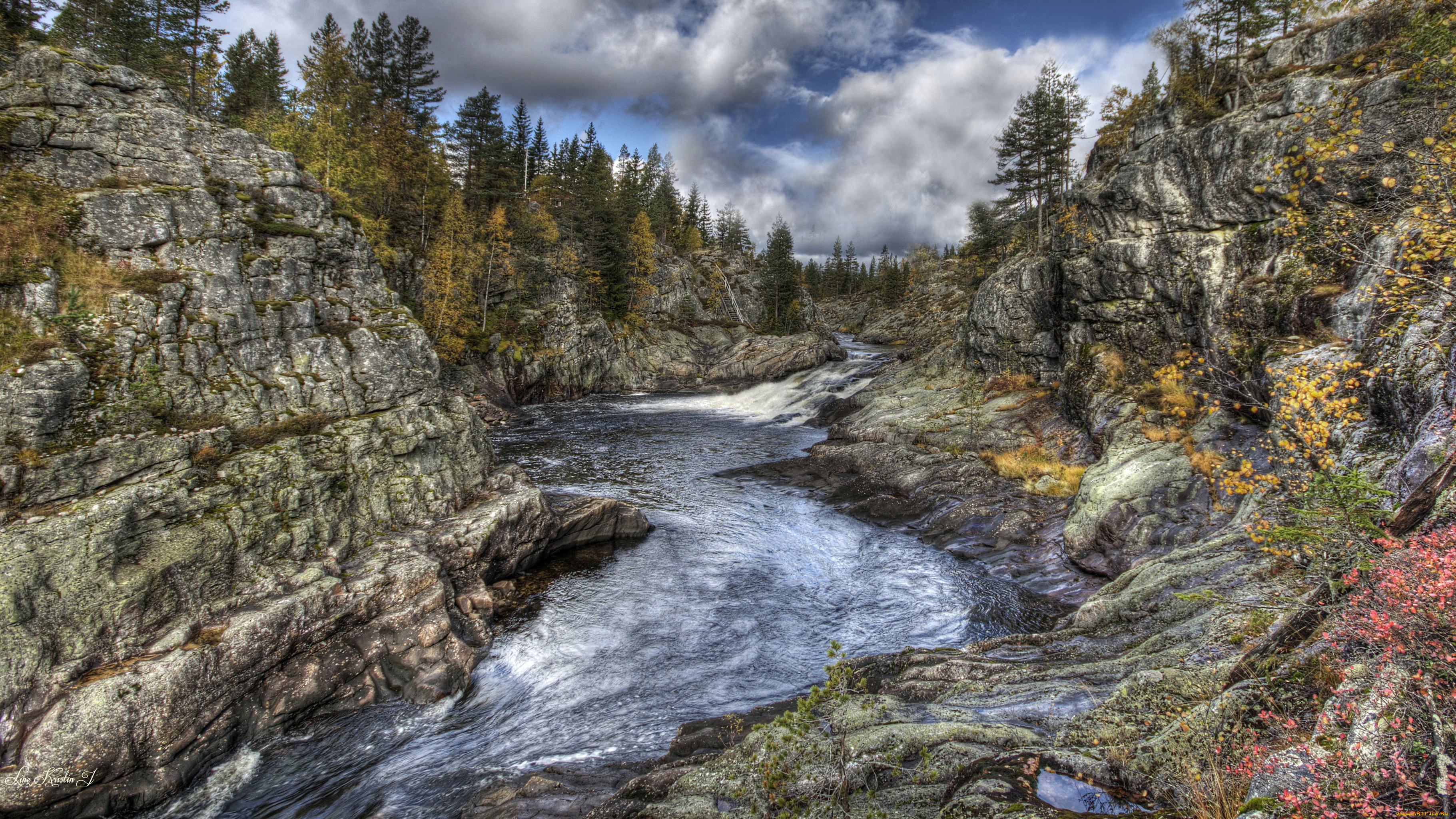 tuddal, norway, природа, реки, озера, лес, река, горы