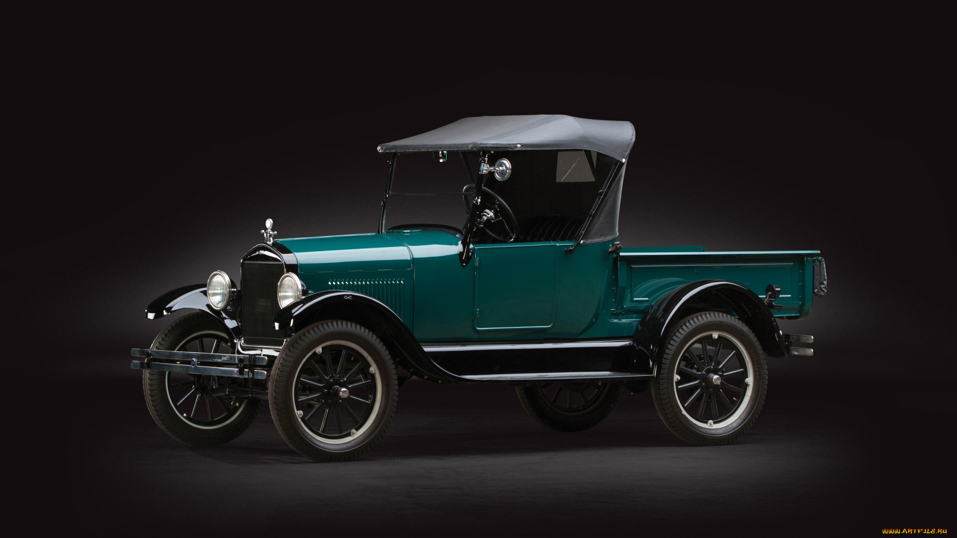 автомобили, классика, pickup, roadster, 1926г, model, t, ford, зеленый