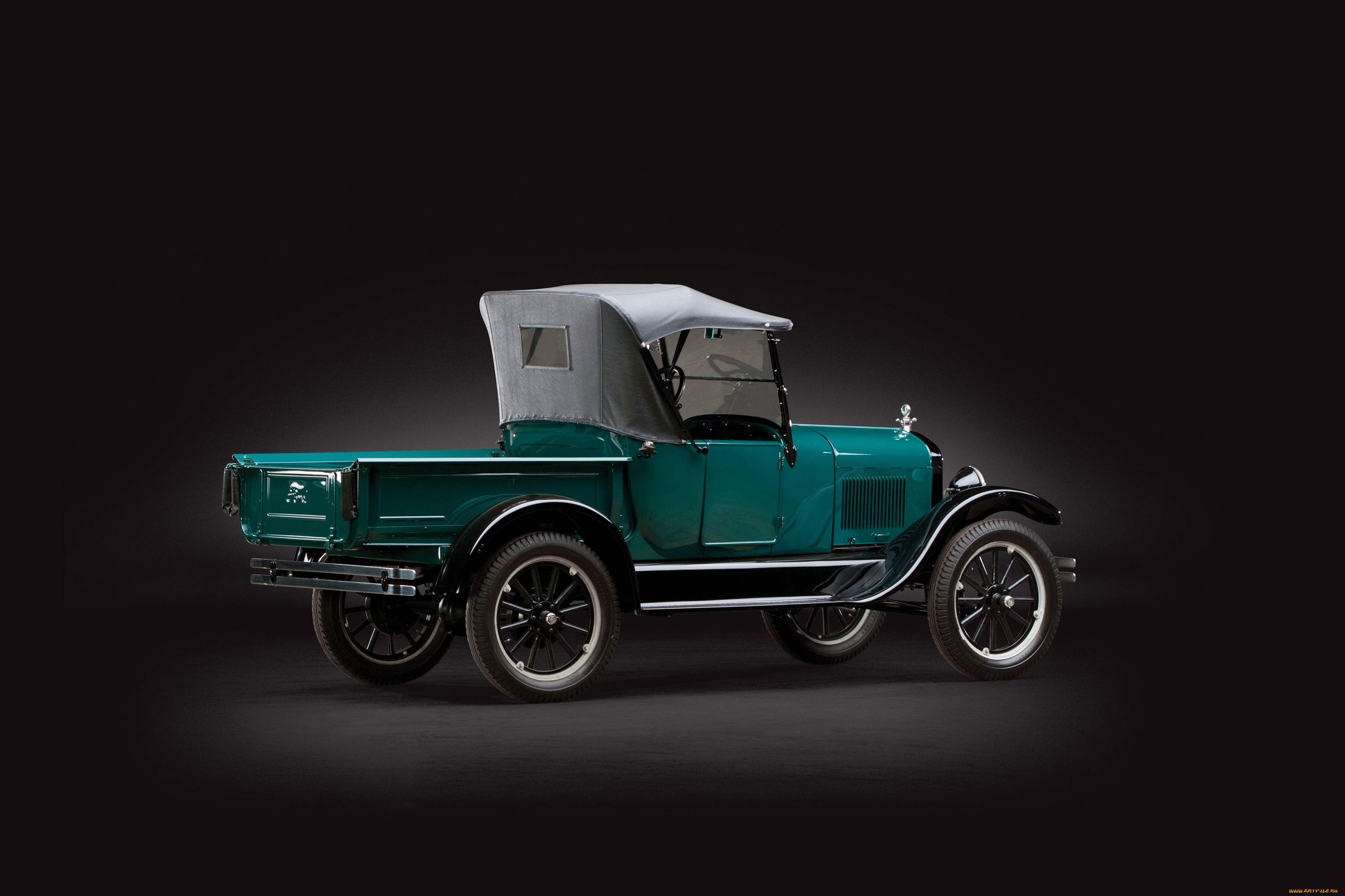 автомобили, классика, roadster, model, t, ford, pickup, зеленый, 1926г