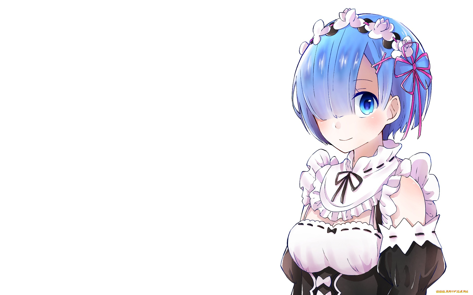 аниме, re, , zero, kara, hajimeru, isekai, seikatsu, взгляд, девушка, фон