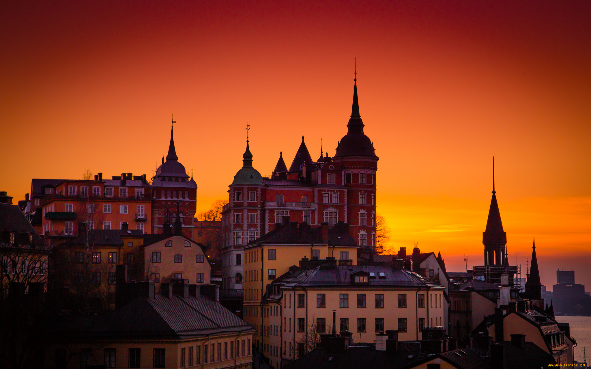 stockholm, , sweden, города, стокгольм, , швеция, рассвет