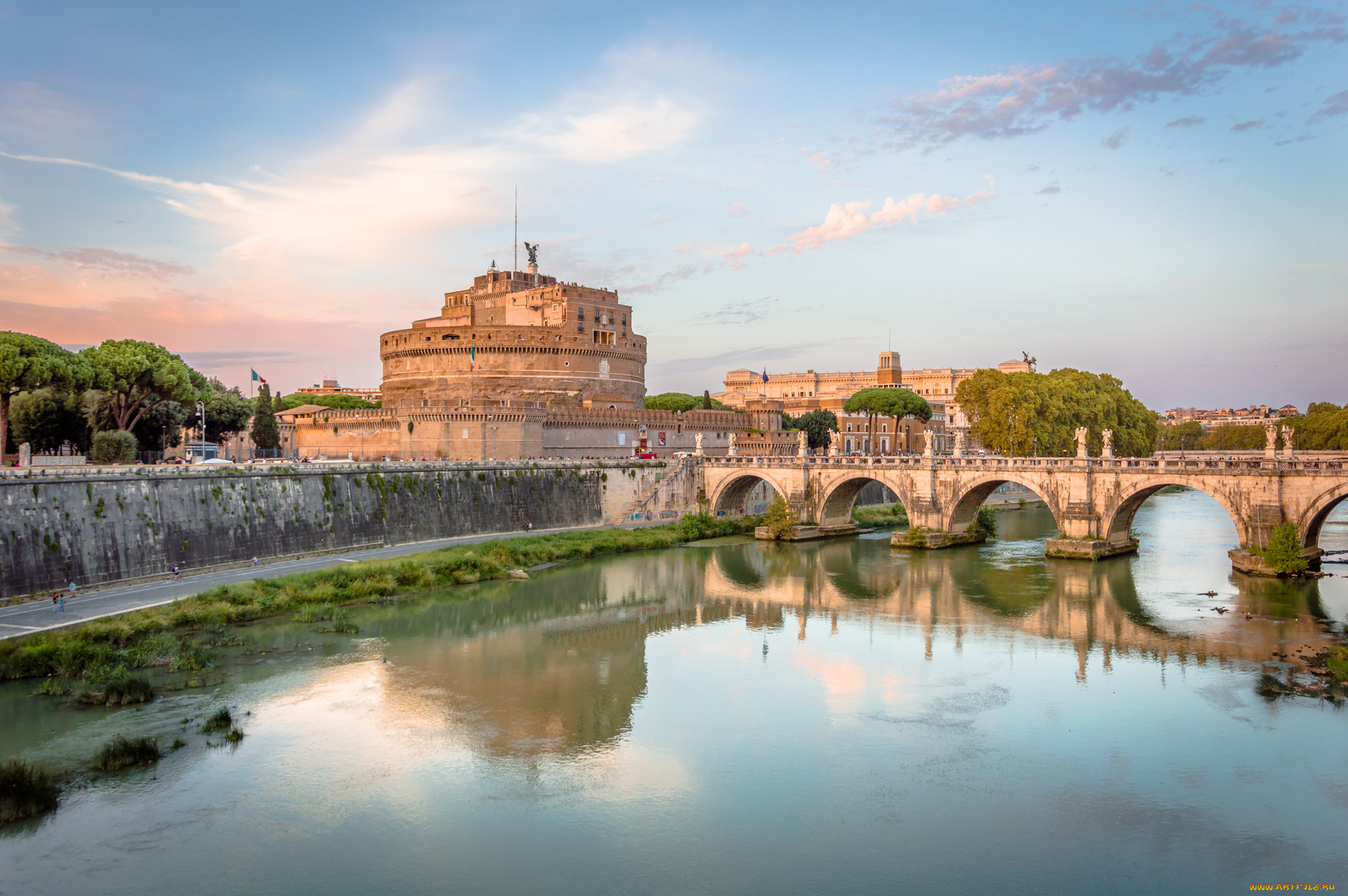 castel, sant`angelo, , rome, города, рим, , ватикан, , италия, замок