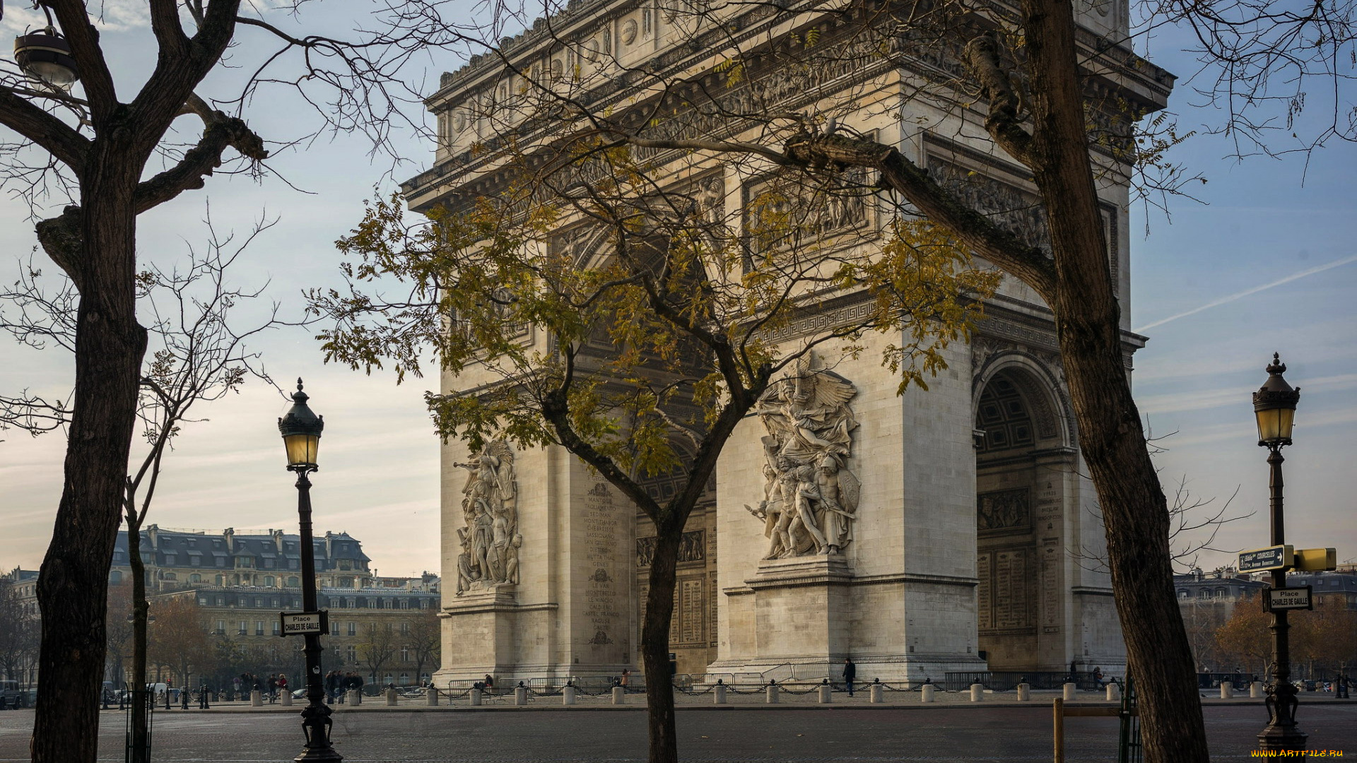 arc, de, triomphe, города, париж, , франция, arc, de, triomphe