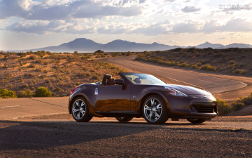 Картинка nissan 370z roadster автомобили datsun