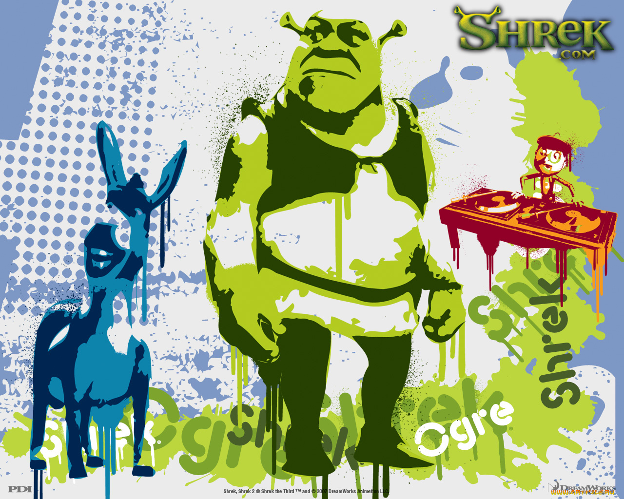 мультфильмы, shrek, the, third