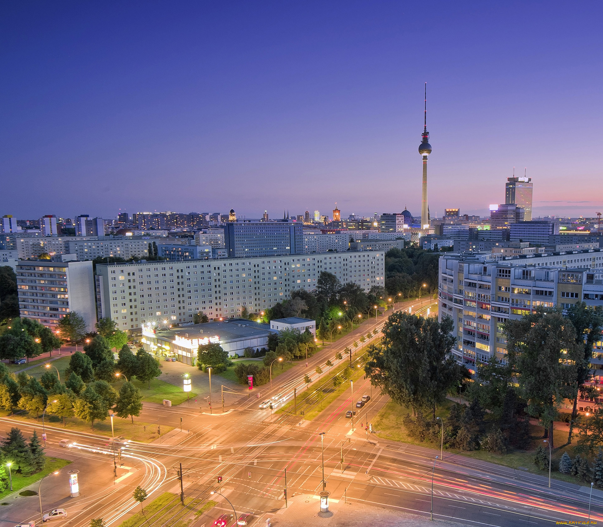 города, берлин, германия, дороги, дома, город, berlin