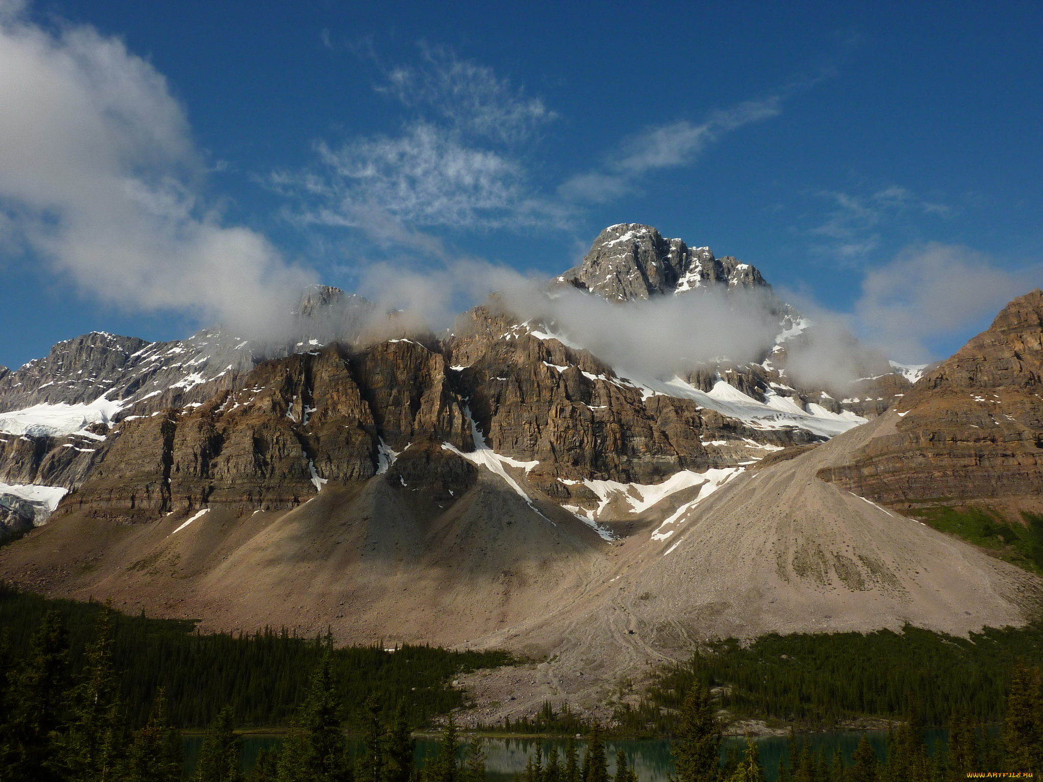 banff, canada, природа, горы, пейзаж