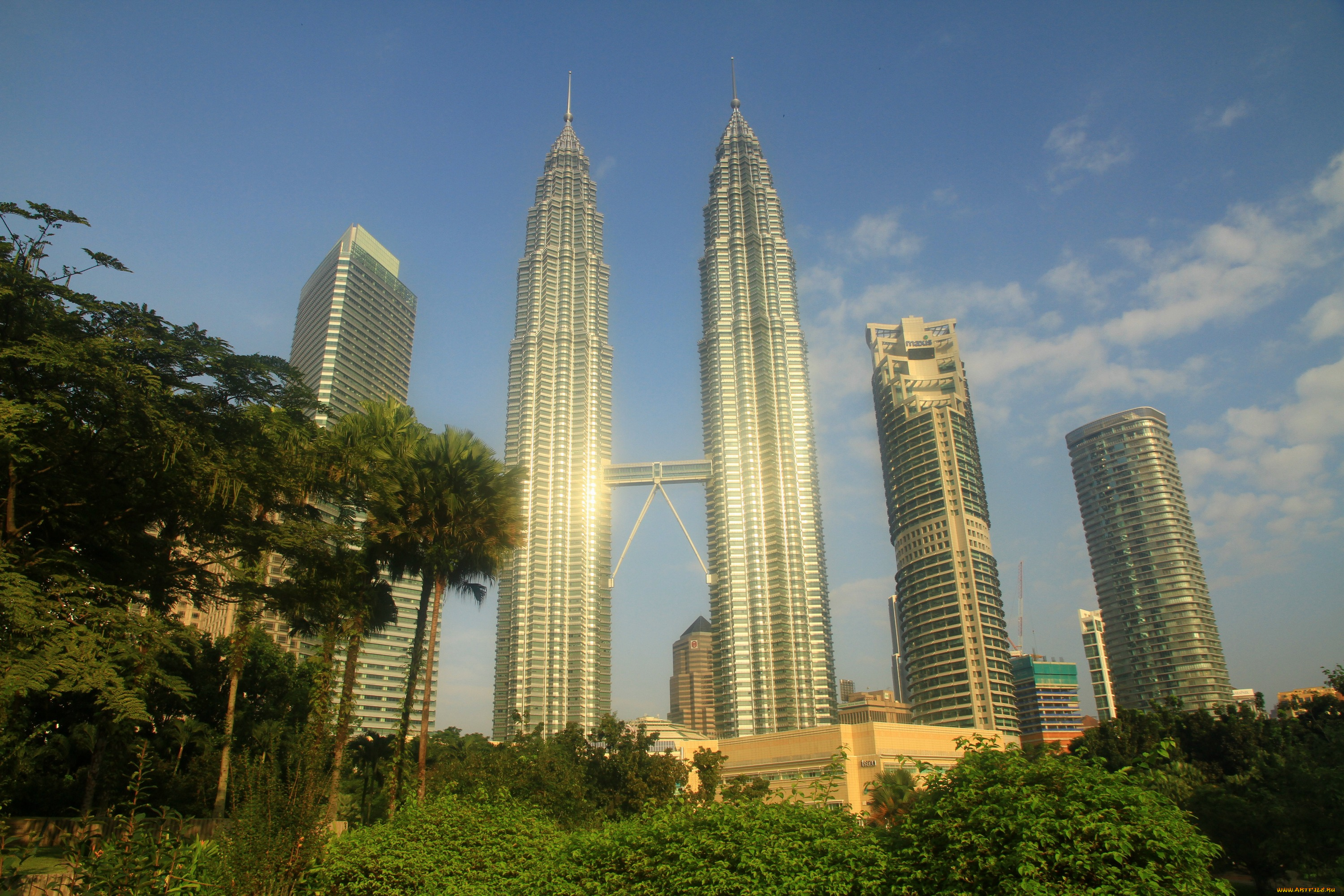 города, куала, лумпур, малайзия, здания, небоскрёбы