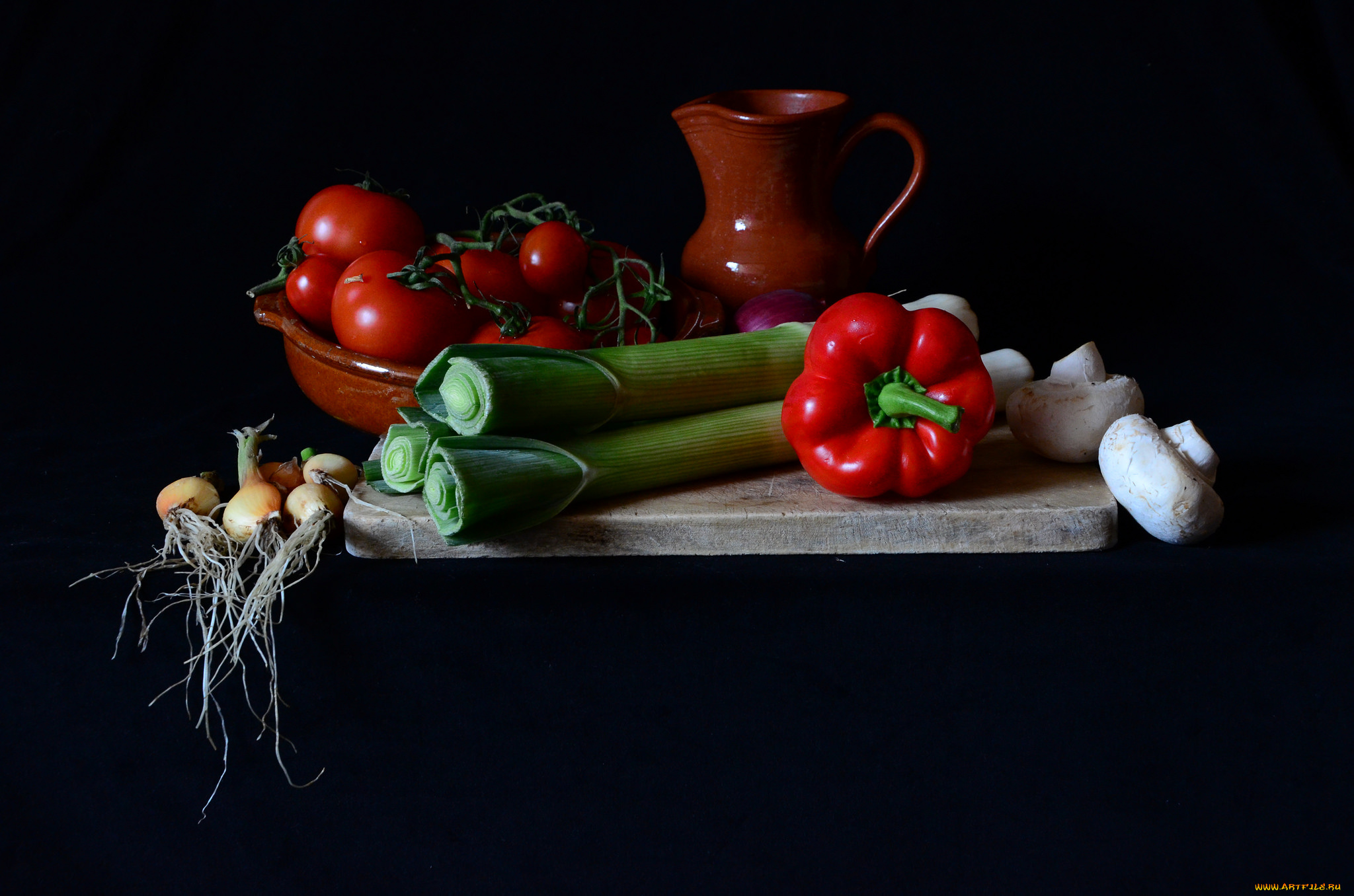 еда, овощи, натюрморт, помидоры, томаты
