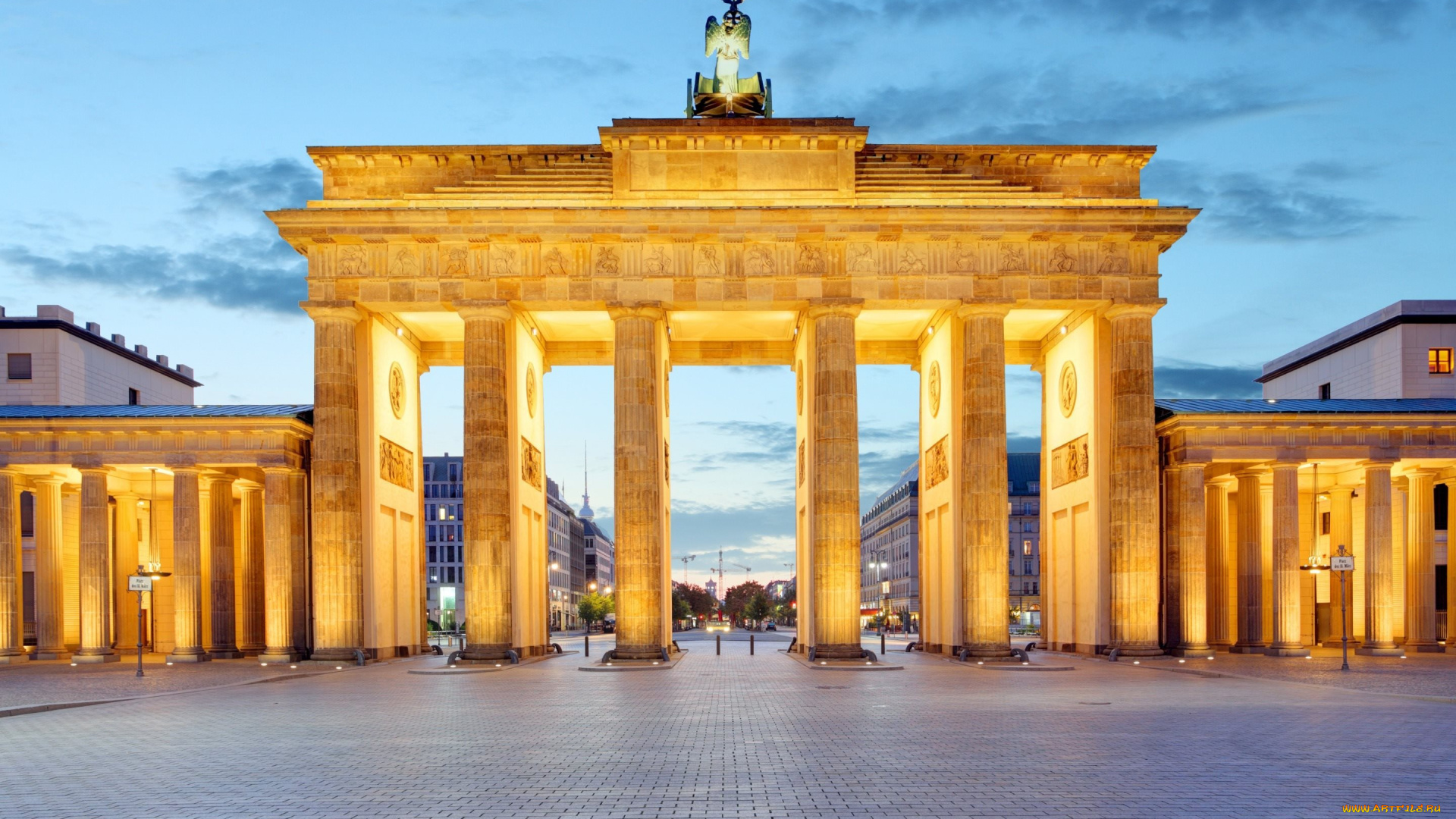 города, берлин, , германия, brandenburg, gate