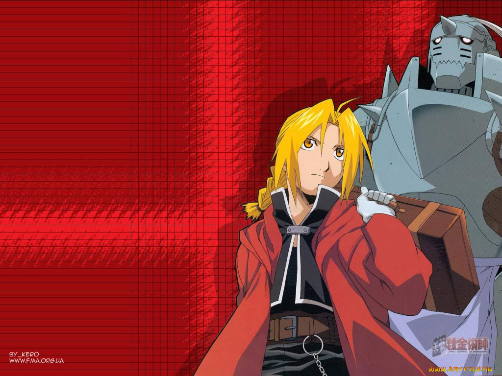 fullmetal, alchemist, аниме, эдвард, эрлик, альфонс