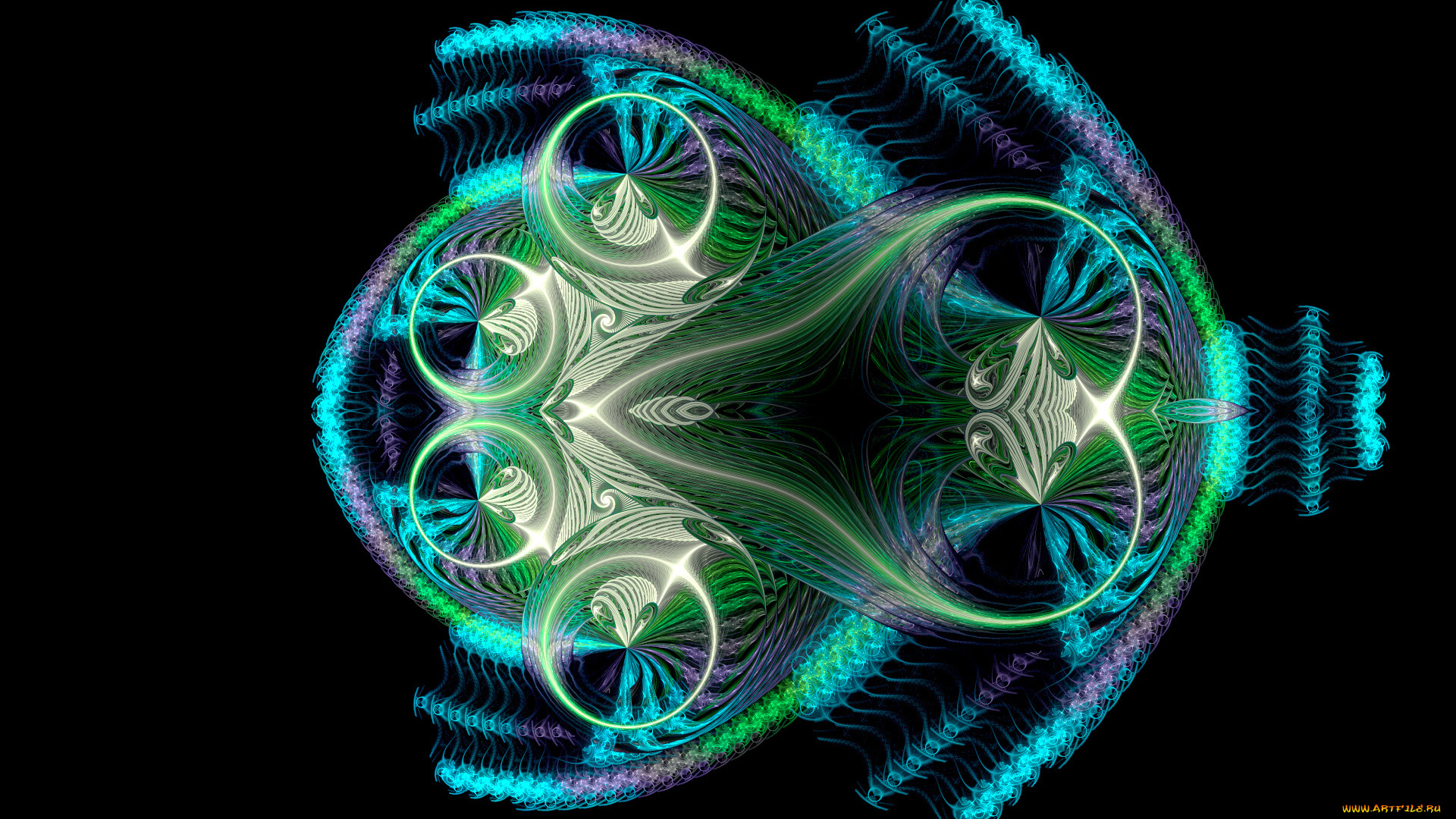 3д, графика, fractal, фракталы, узор, цвета, фон