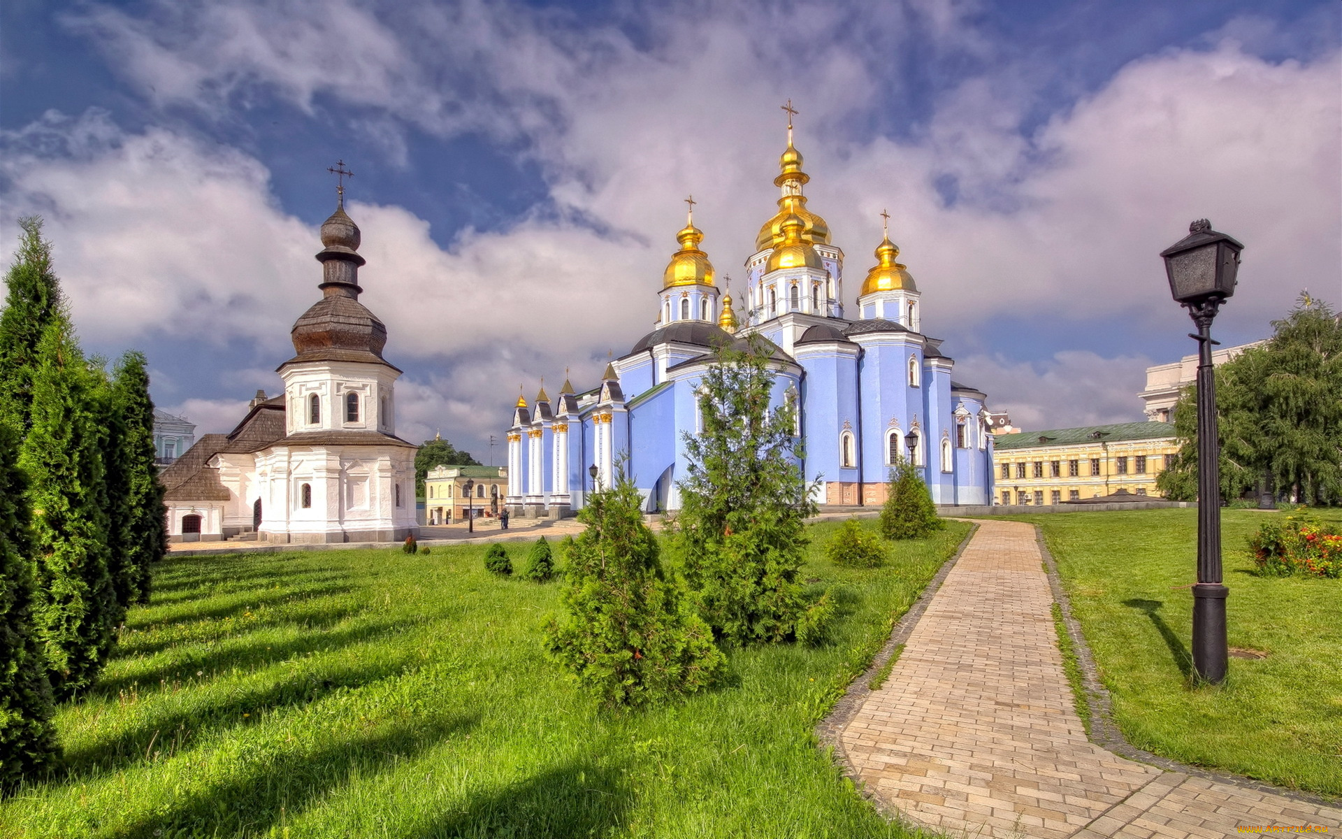 михайловский, златоверхий, собор, киев, украина, города