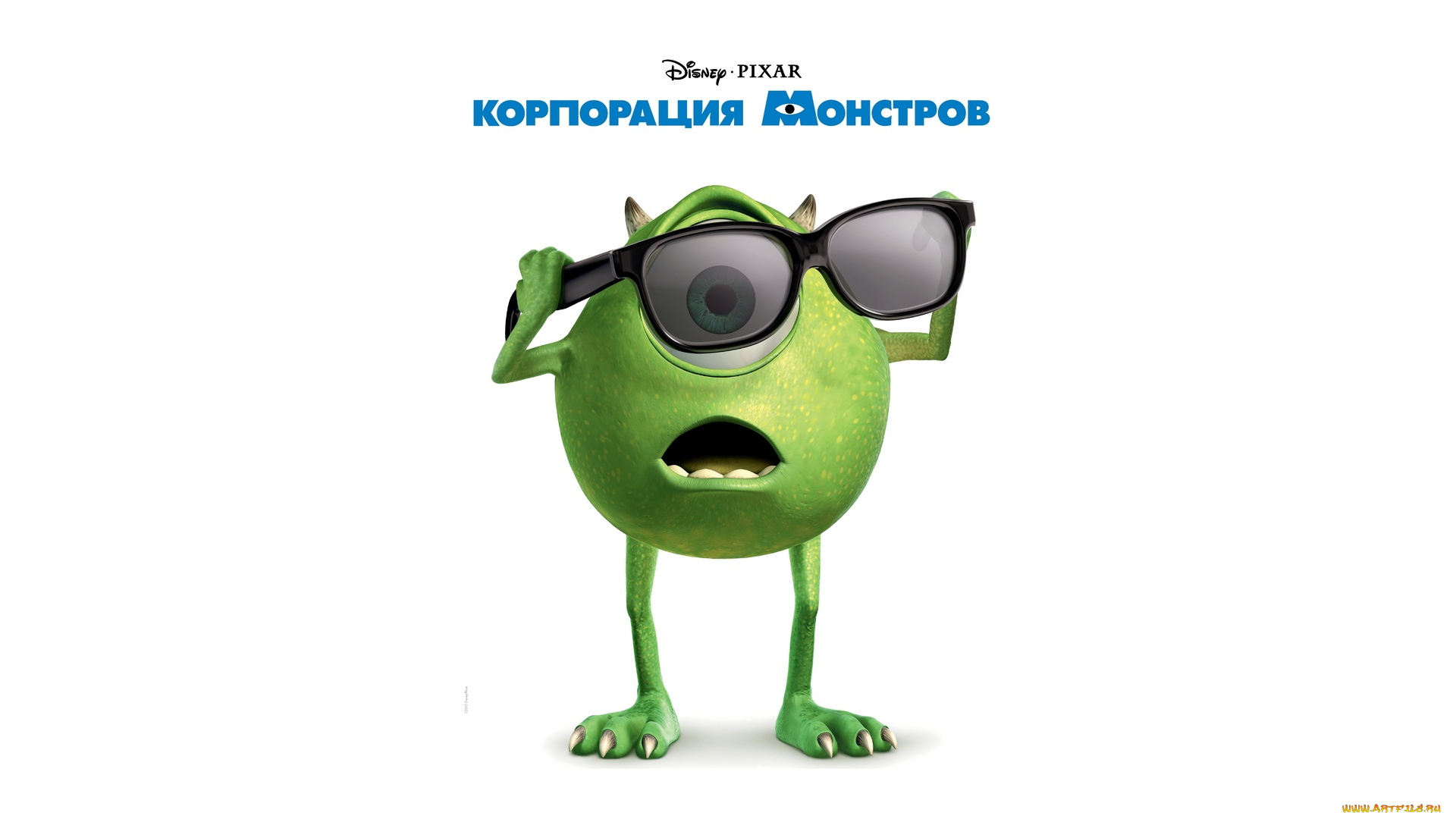 мультфильмы, monsters, university, очки, мостр