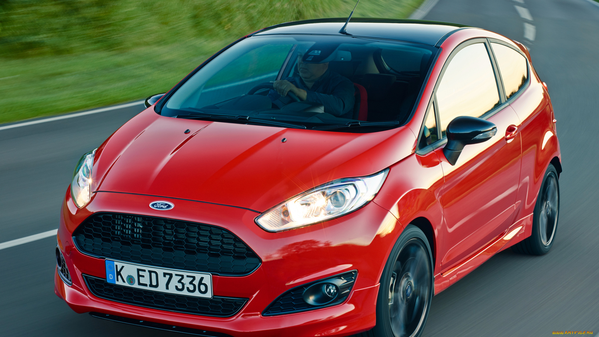 автомобили, ford, fiesta, красный, 2014г, red, zetec, s