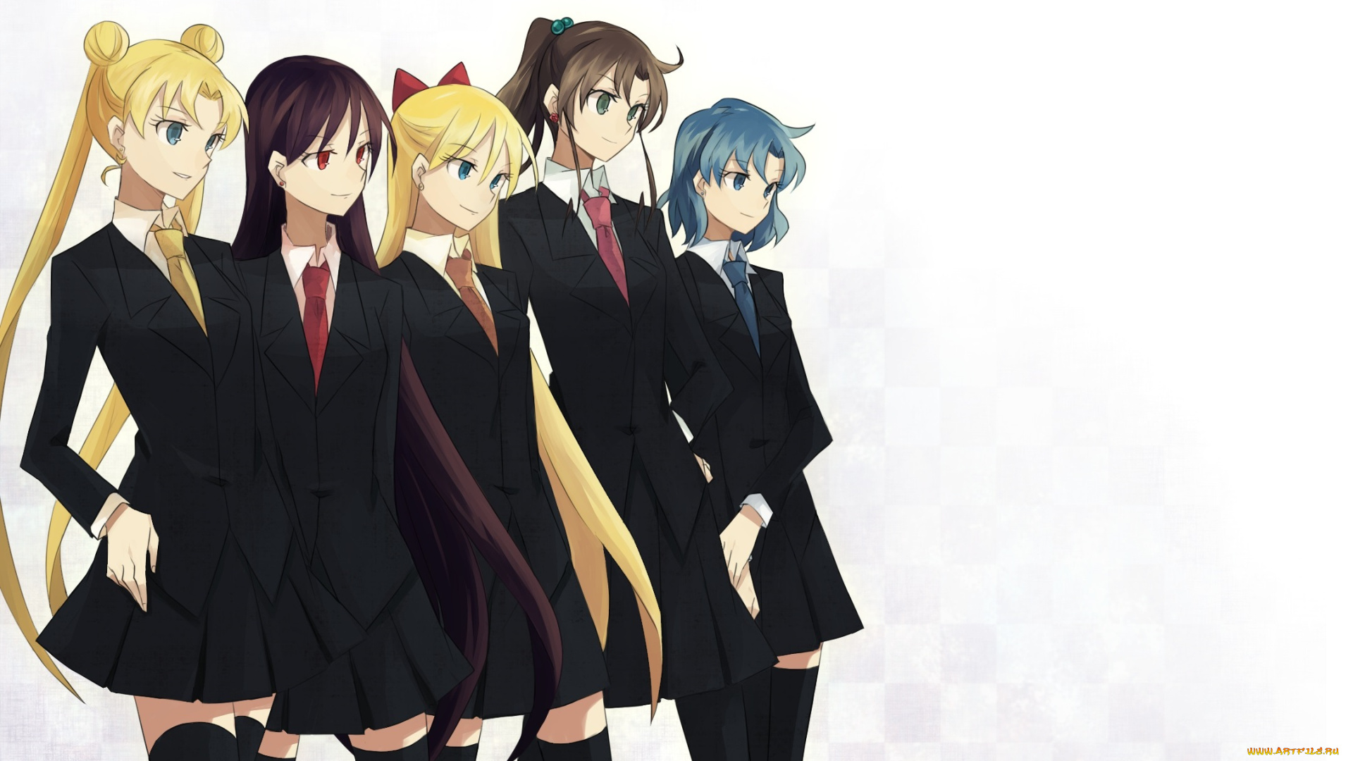 аниме, sailor, moon, девушки