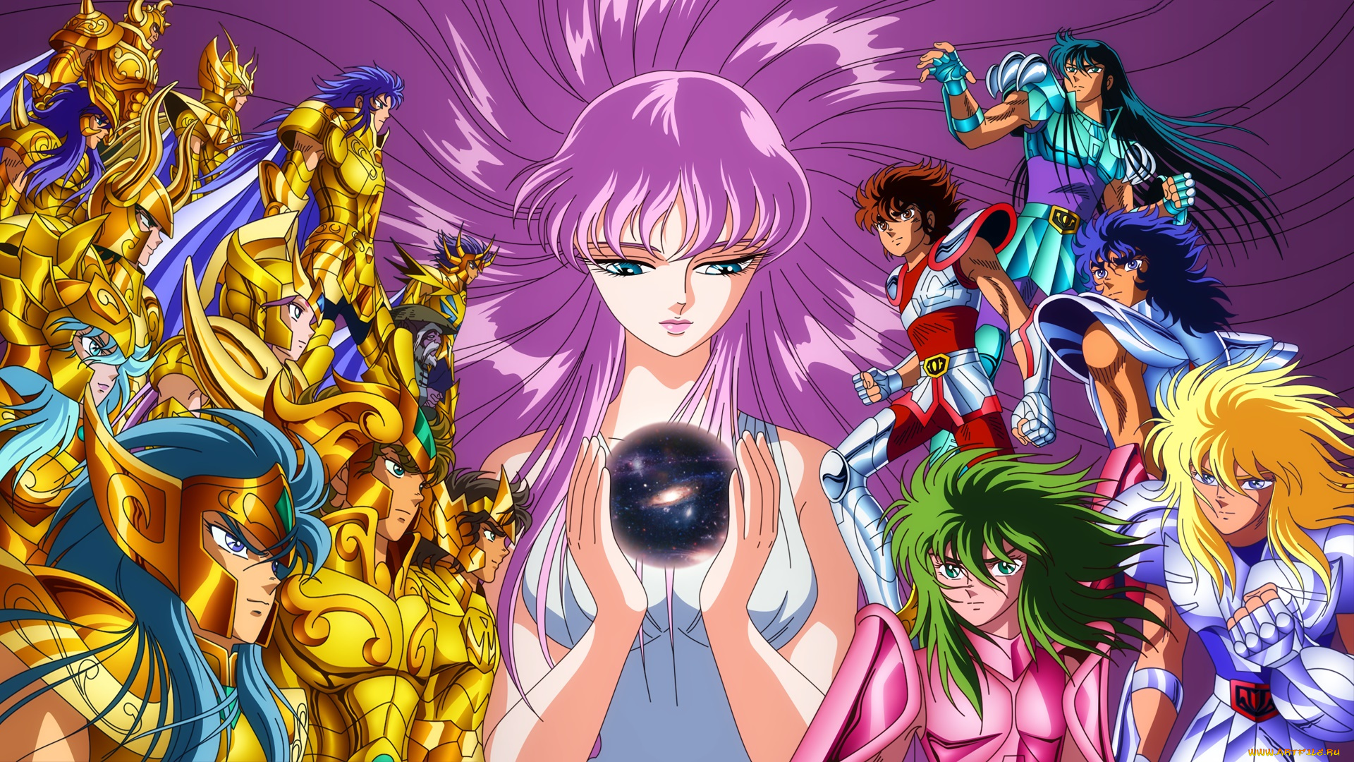 аниме, saint, seiya, персонажи