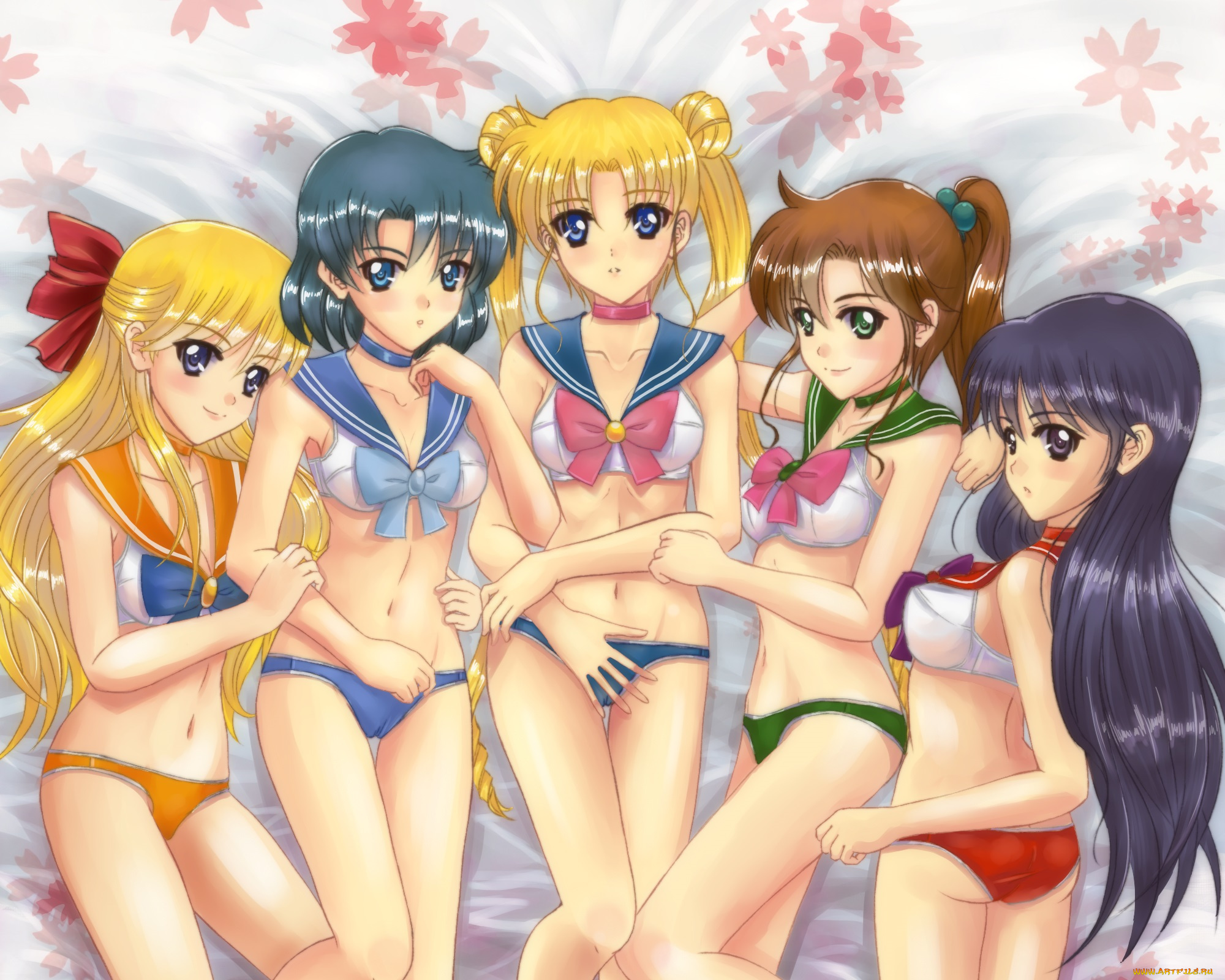 аниме, sailor, moon, девушки
