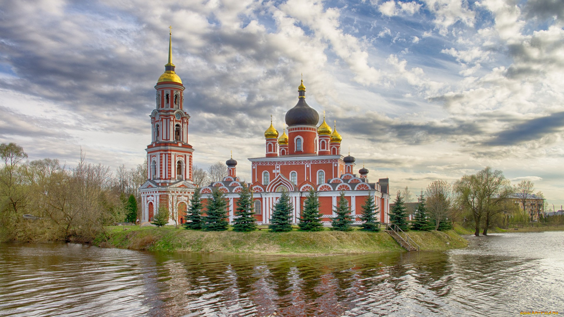 voskresensky, cathedral, , staraya, russa, города, -, православные, церкви, , монастыри, храм