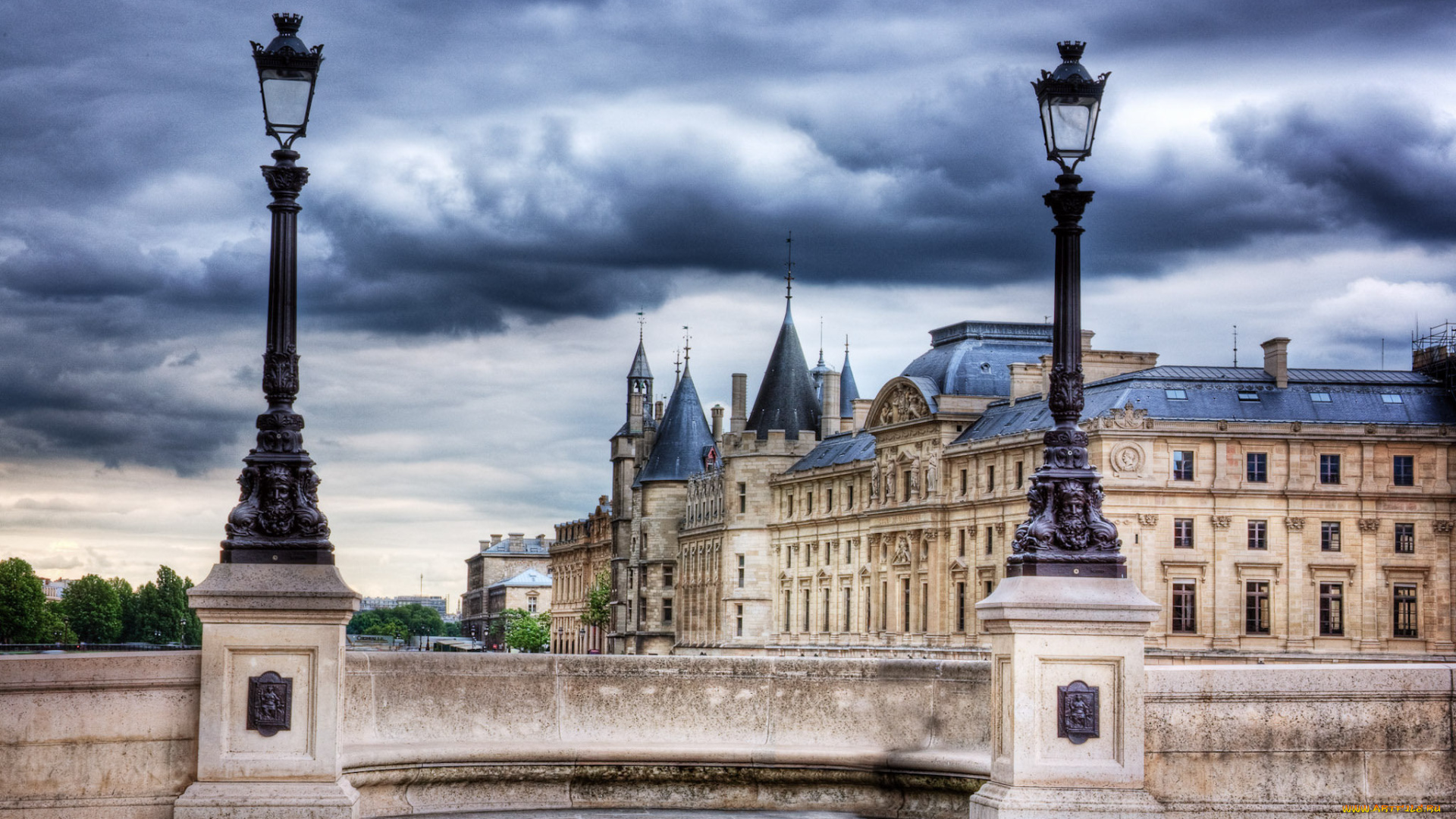 conciergerie, in, paris, города, париж, , франция, простор