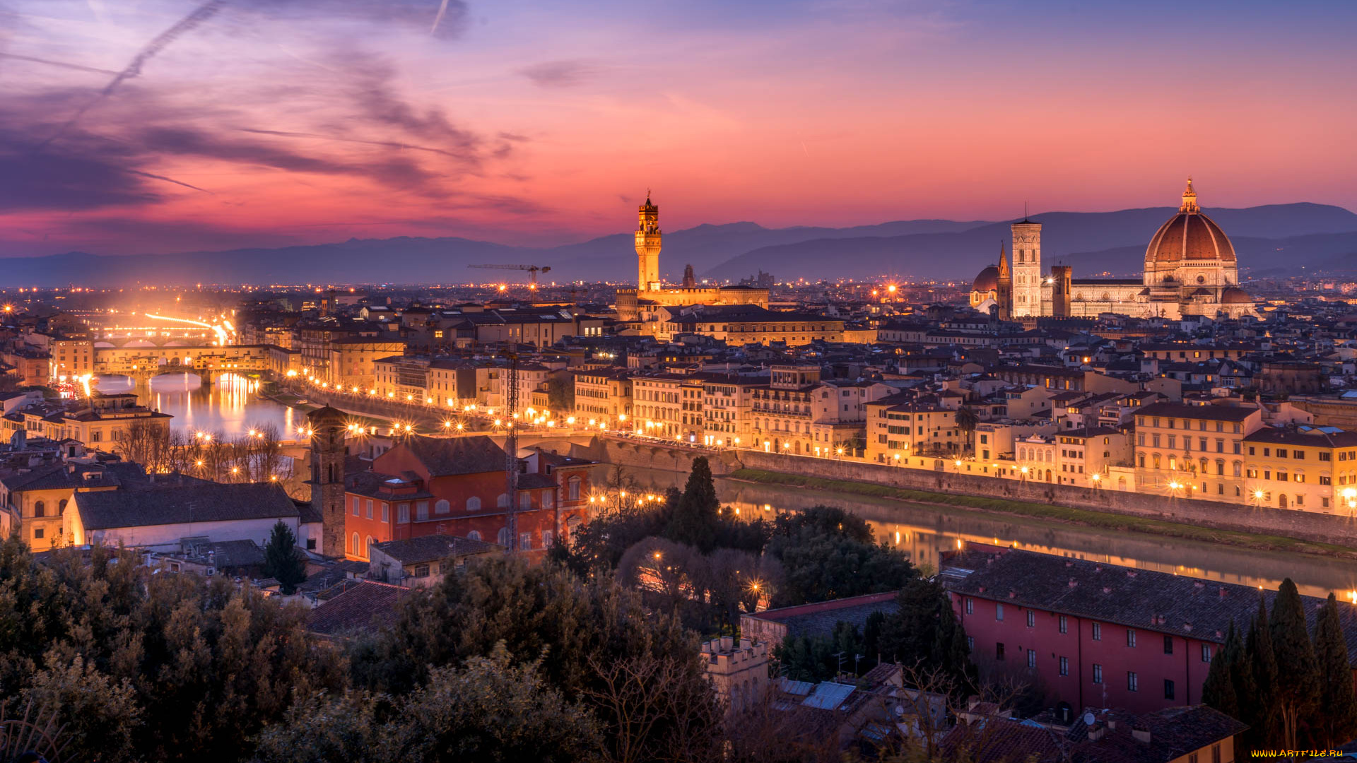 florence, города, флоренция, , италия, простор