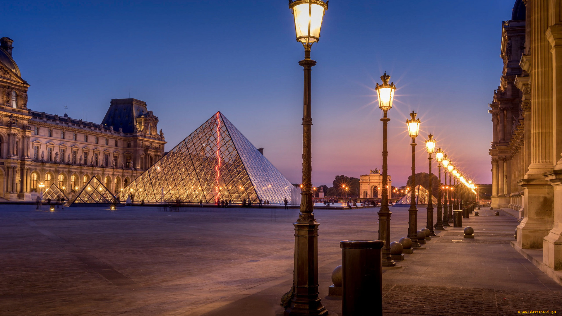 louvre, города, париж, , франция, простор