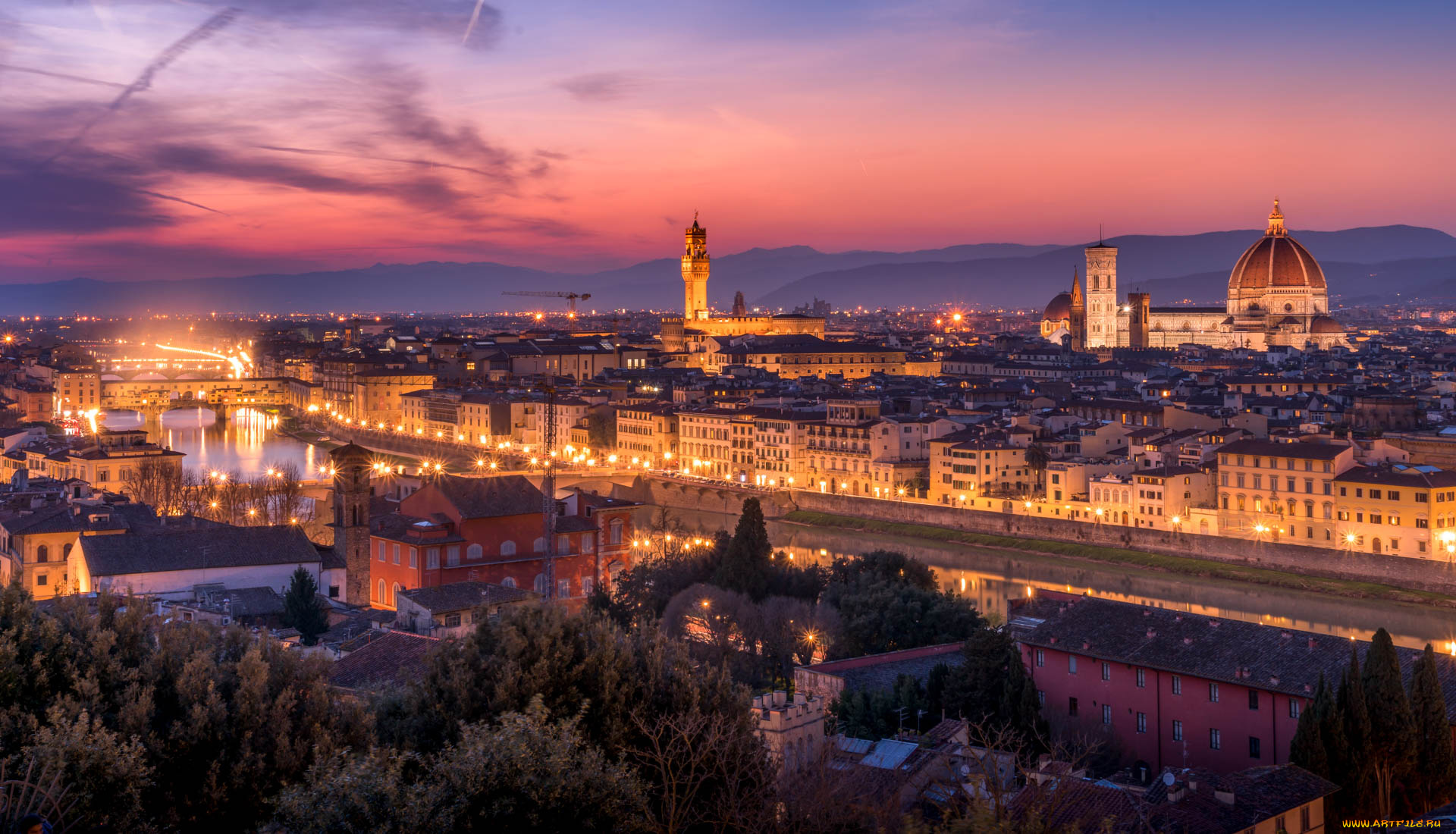 florence, города, флоренция, , италия, простор