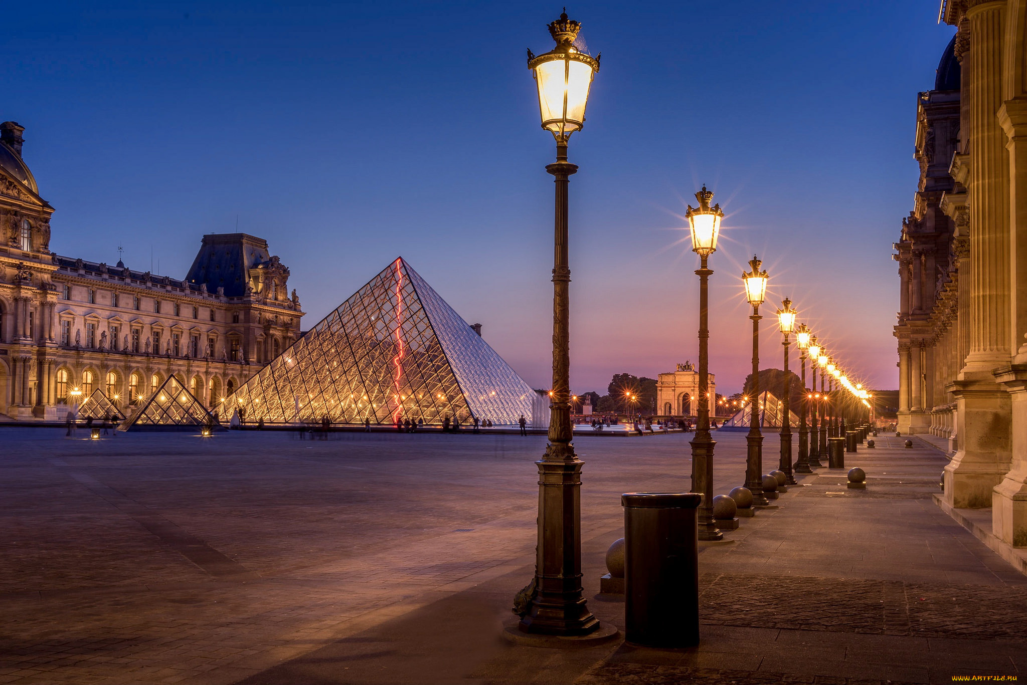 louvre, города, париж, , франция, простор