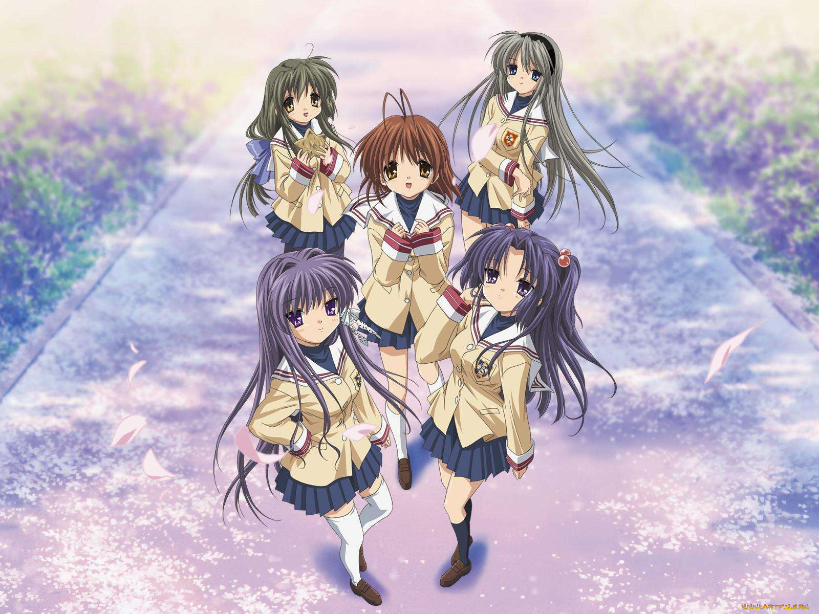 аниме, clannad