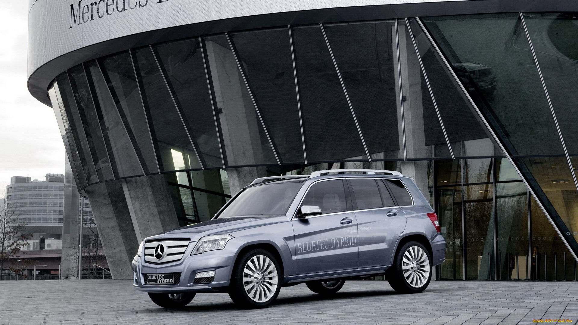 mercedes, benz, vision, glk, bluetec, hybrid, concept, автомобили