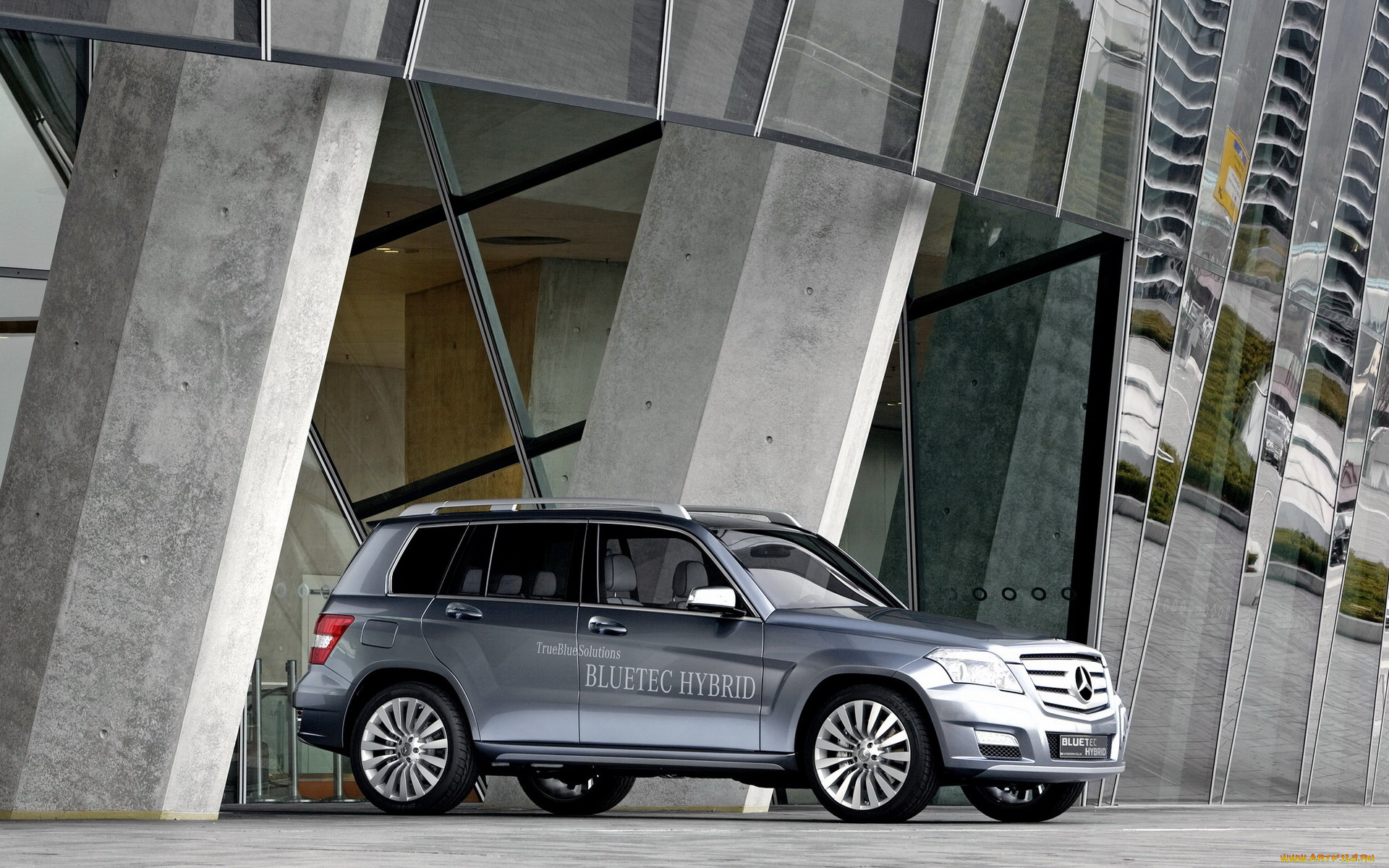 mercedes, benz, vision, glk, bluetec, hybrid, concept, автомобили