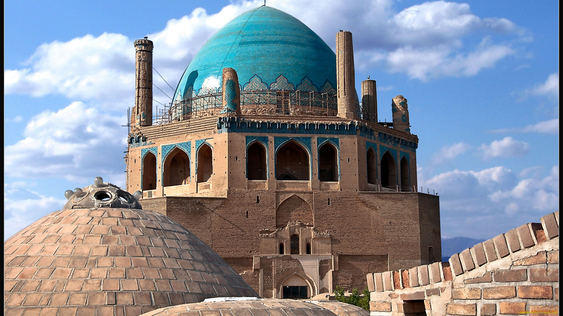 soltaniyeh, dome, города, исторические, архитектурные, памятники, солтание, иран, мавзолей, купол