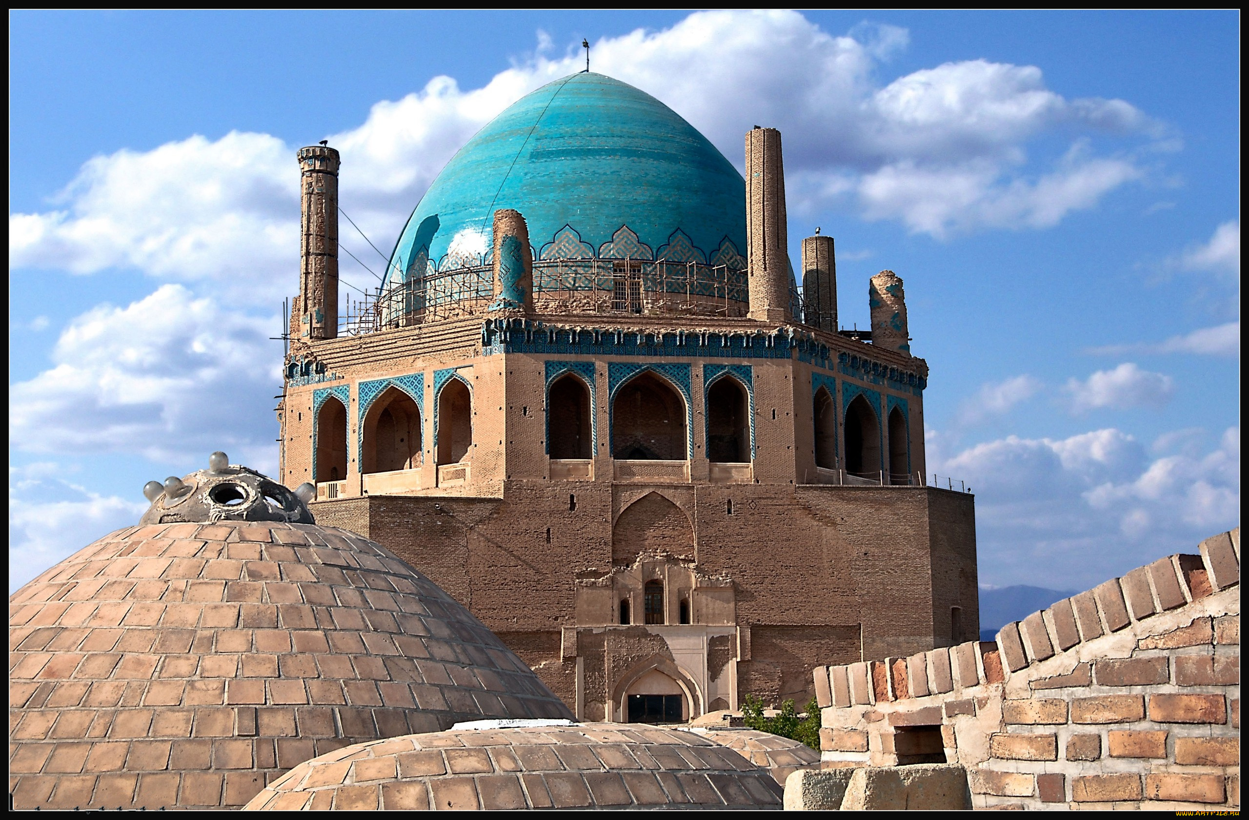 soltaniyeh, dome, города, исторические, архитектурные, памятники, солтание, иран, мавзолей, купол