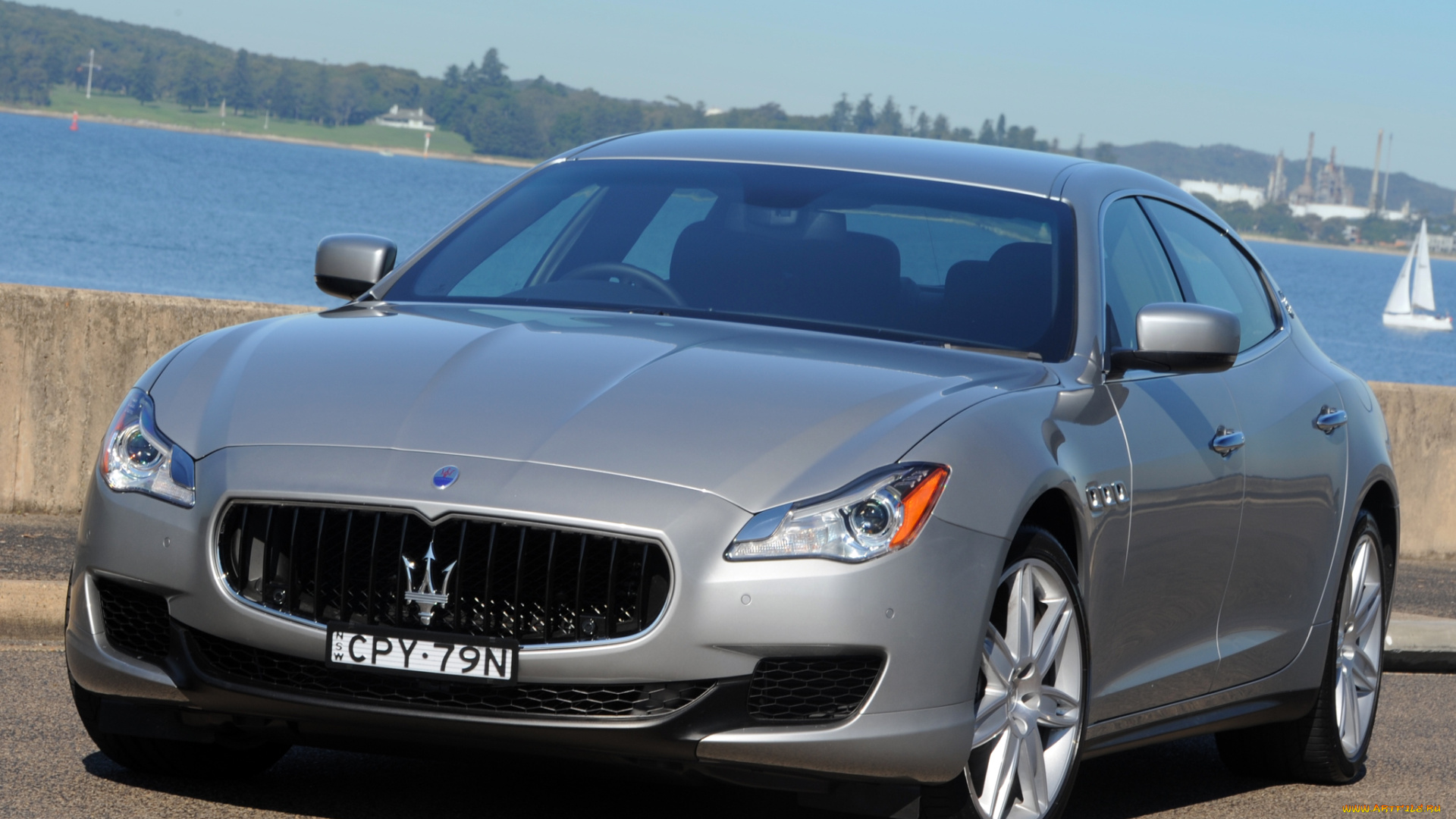 автомобили, maserati, серый, 2014г, au-spec, quattroporte