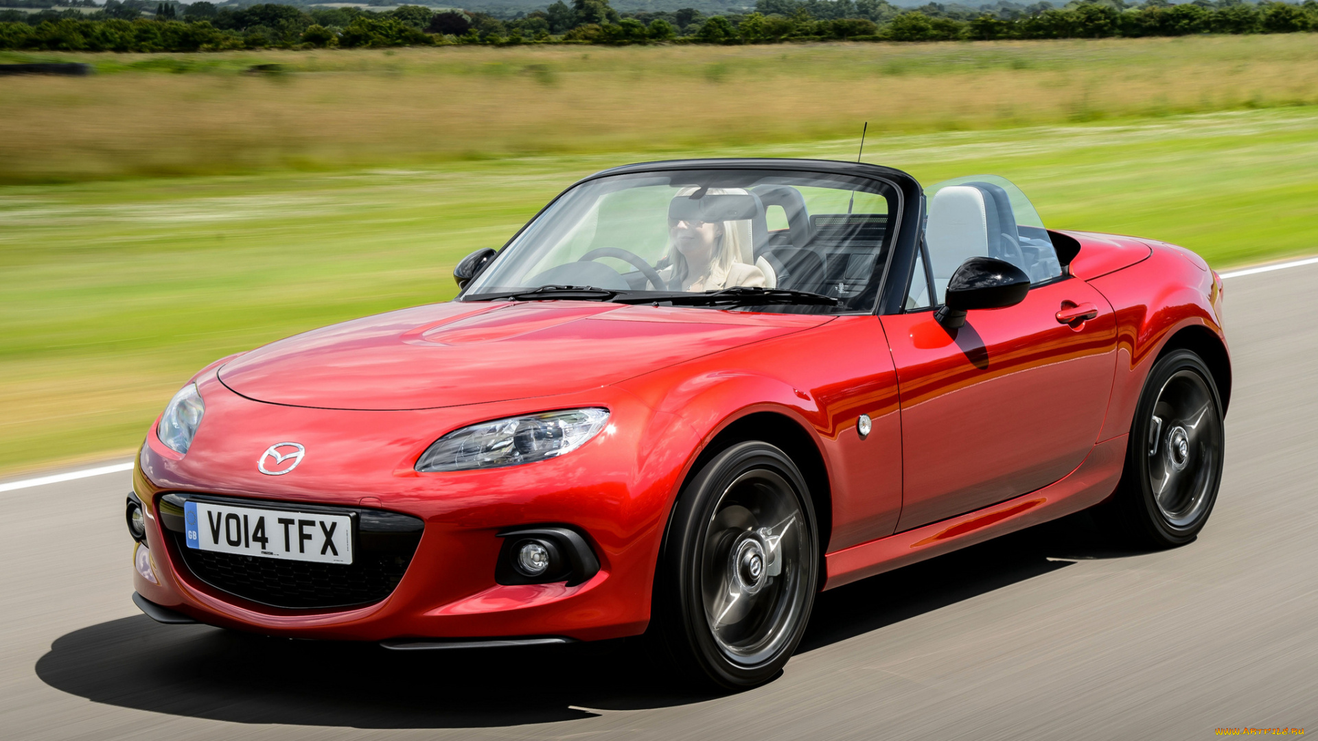 автомобили, mazda, nc3, uk-spec, 25th, anniversary, mx-5, красный, 2014г