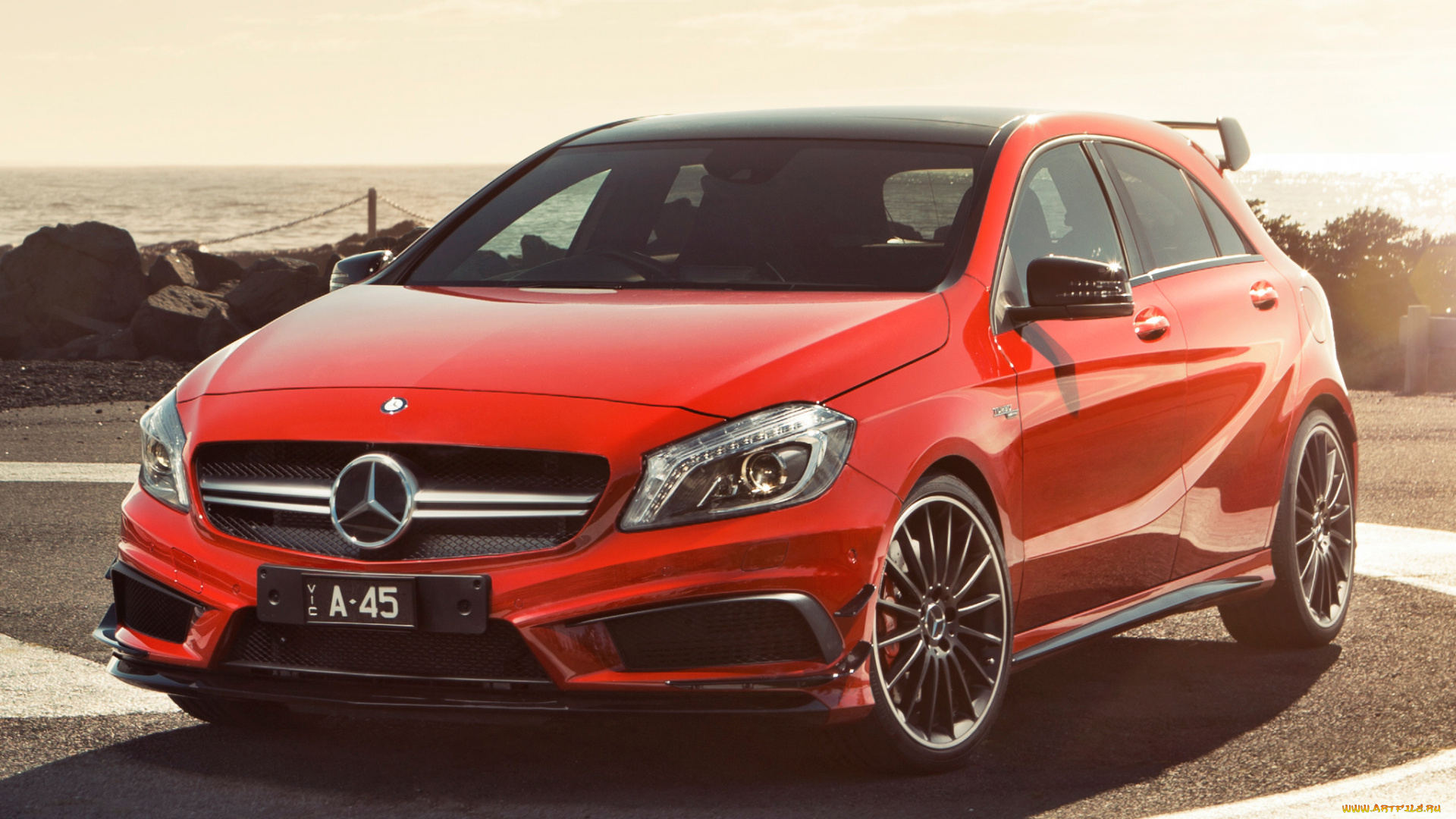 автомобили, mercedes-benz, au-spec, edition, 1, a, 45, amg, красный, 2013г, w176