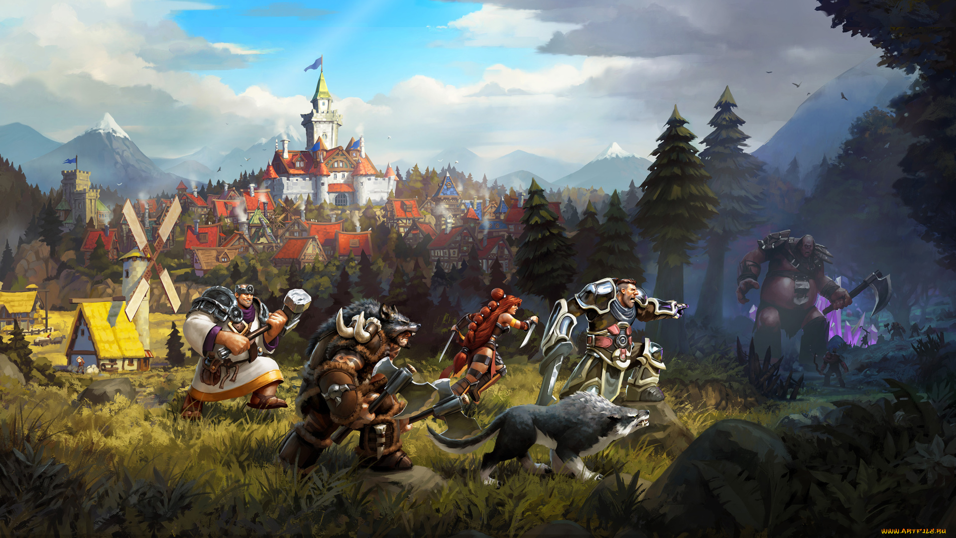 the, settlers, , kingdoms, of, anteria, видео, игры, -, , the, settlers, волк, замок