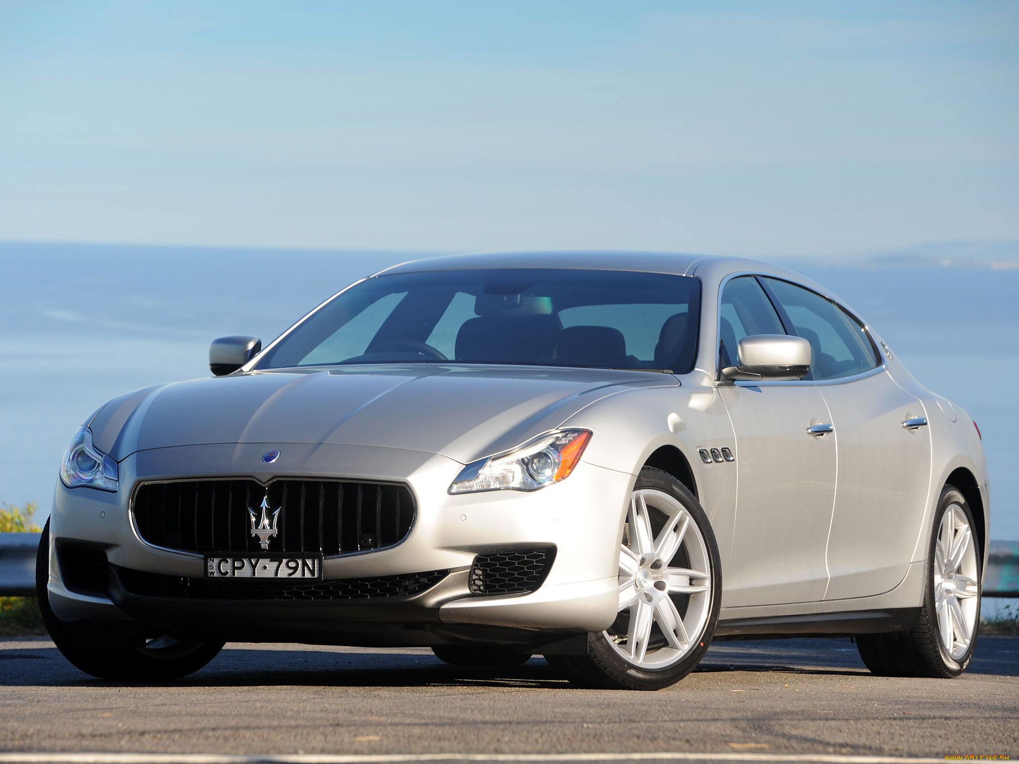 автомобили, maserati, серый, 2014г, au-spec, quattroporte