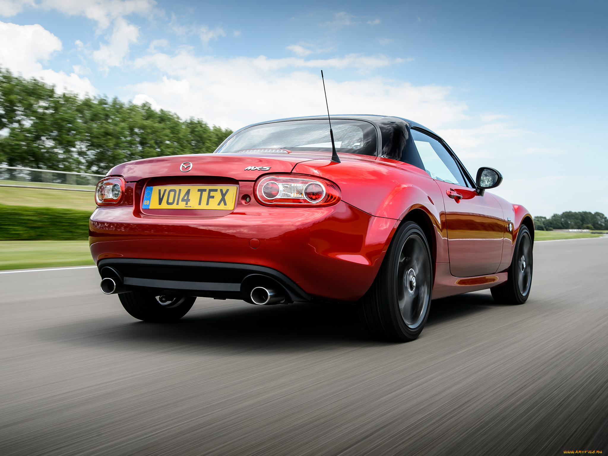 автомобили, mazda, mx-5, красный, 25th, anniversary, 2014г, nc3, uk-spec