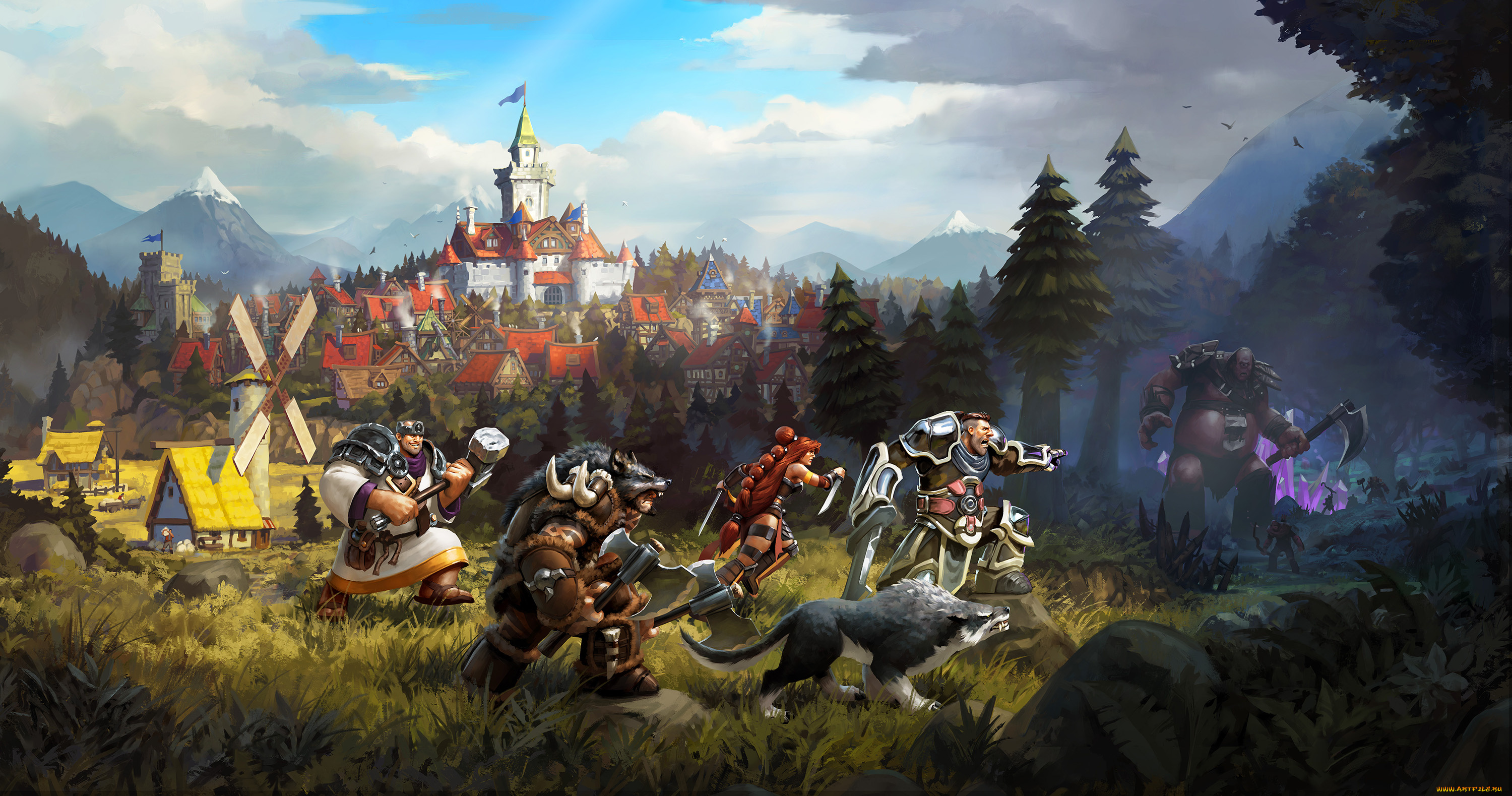 the, settlers, , kingdoms, of, anteria, видео, игры, -, , the, settlers, волк, замок