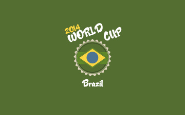 обоя спорт, 3d, рисованные, бразилия, футбол, 2014г