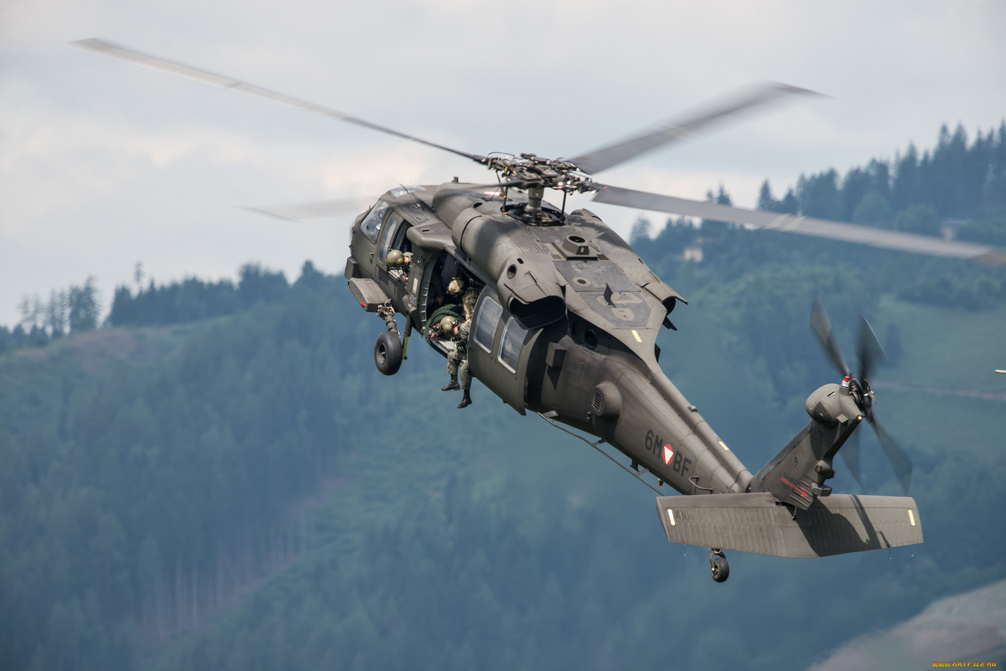 sikorsky, s-70, black, hawk, авиация, вертолёты, вертушка