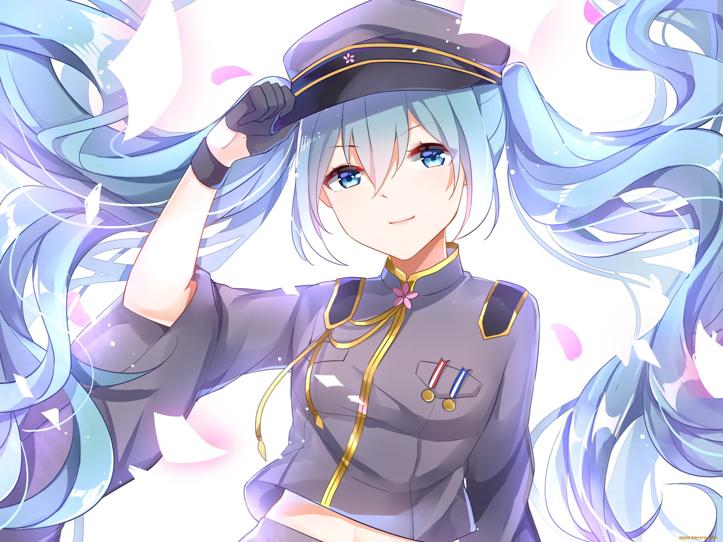 аниме, vocaloid, hatsune, miku