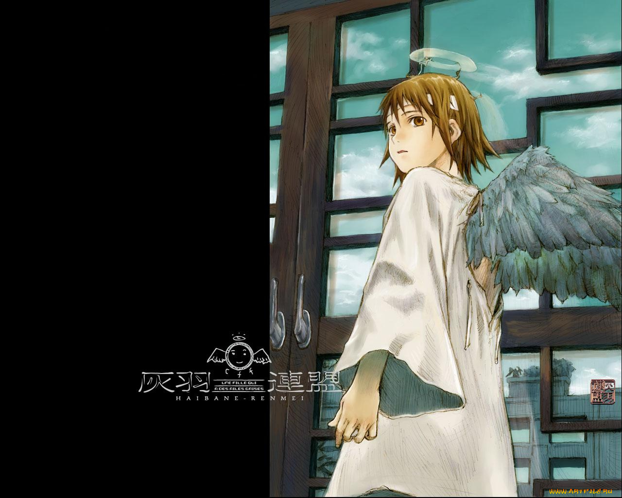 аниме, haibane, renmei