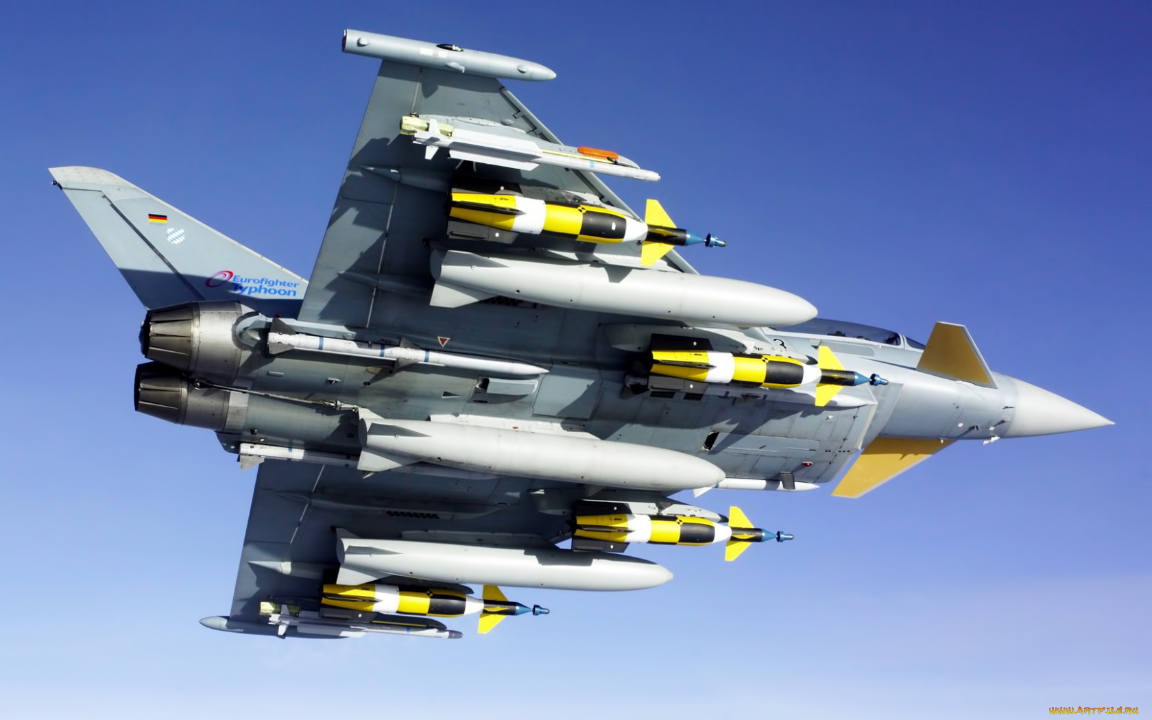 авиация, боевые, самолёты, eurofighter, typhoon