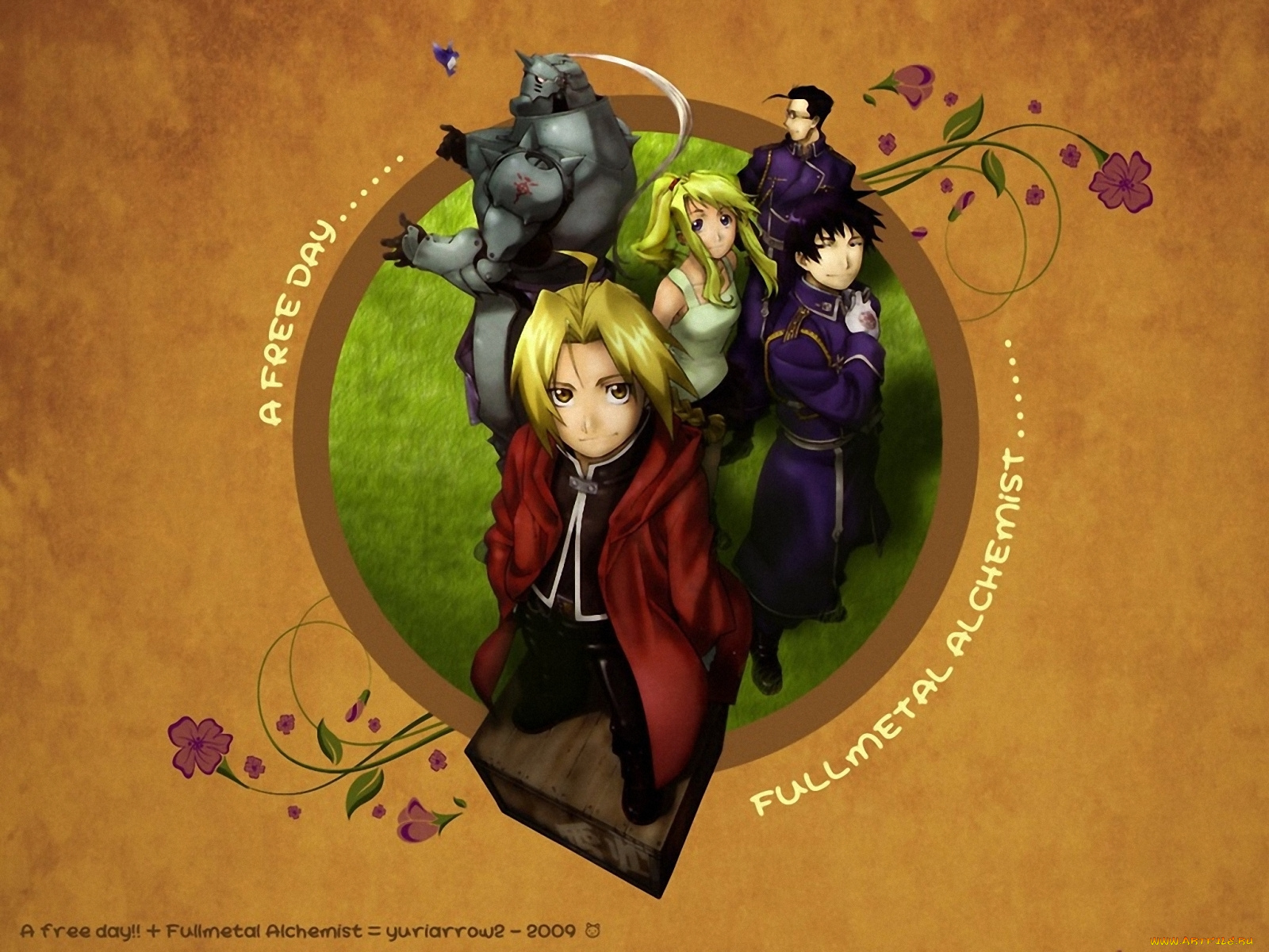 аниме, fullmetal, alchemist